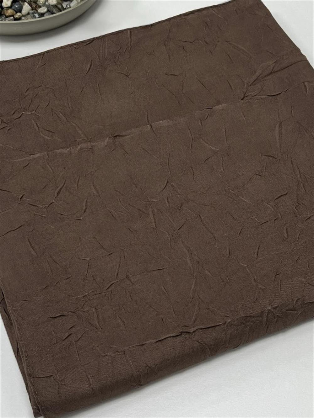 Bambu Kraş Eşarp - SEBKE64 - Acı Kahve