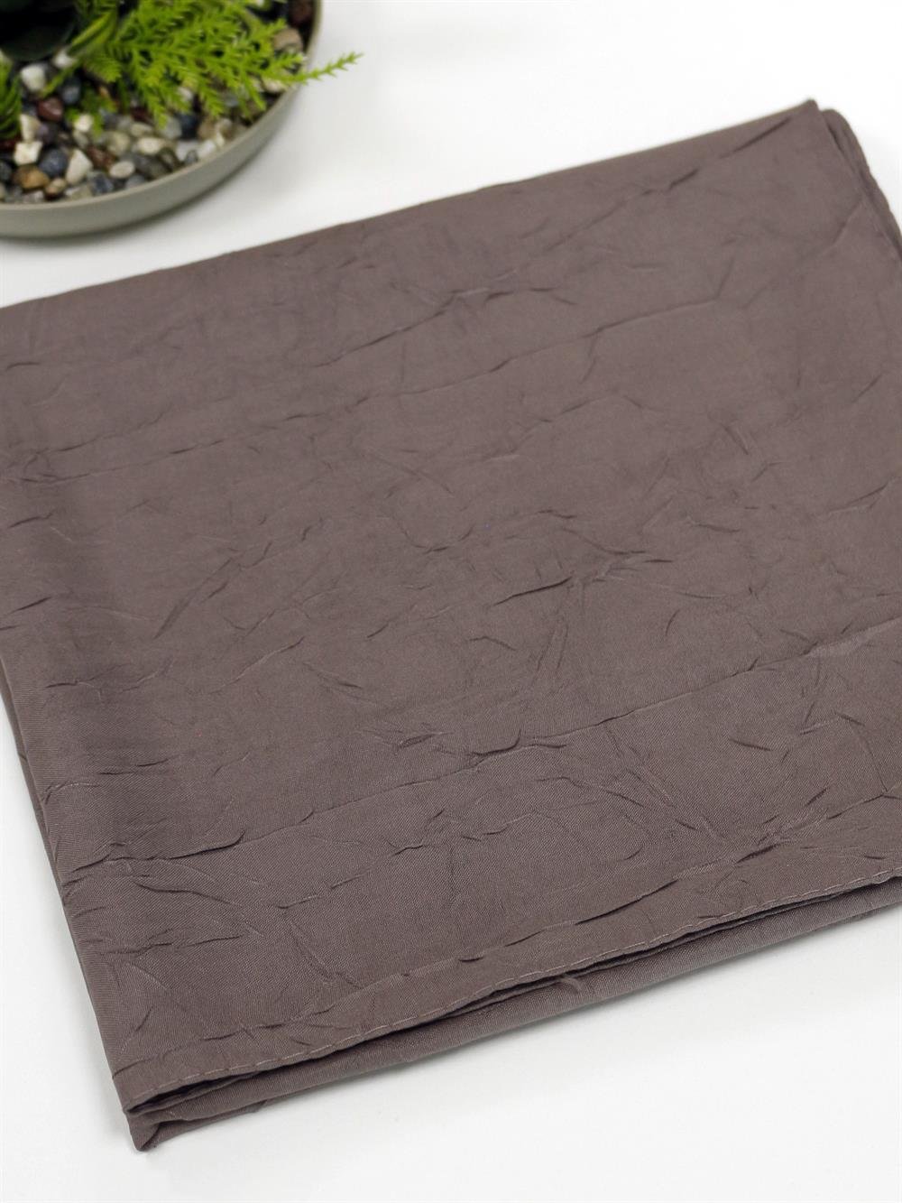 Bambu Kraş Eşarp - SEBKE65 - Açık Kahve