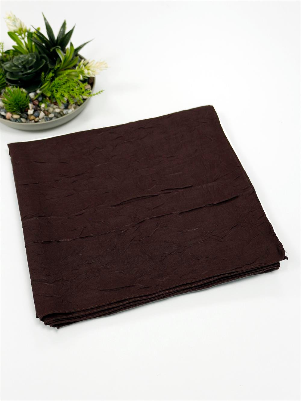 Bambu Kraş Eşarp - SEBKE66 - Çikolata Kahve