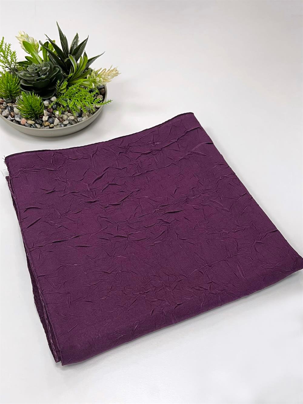 Bambu Kraş Eşarp - SEBKE92 - Mor