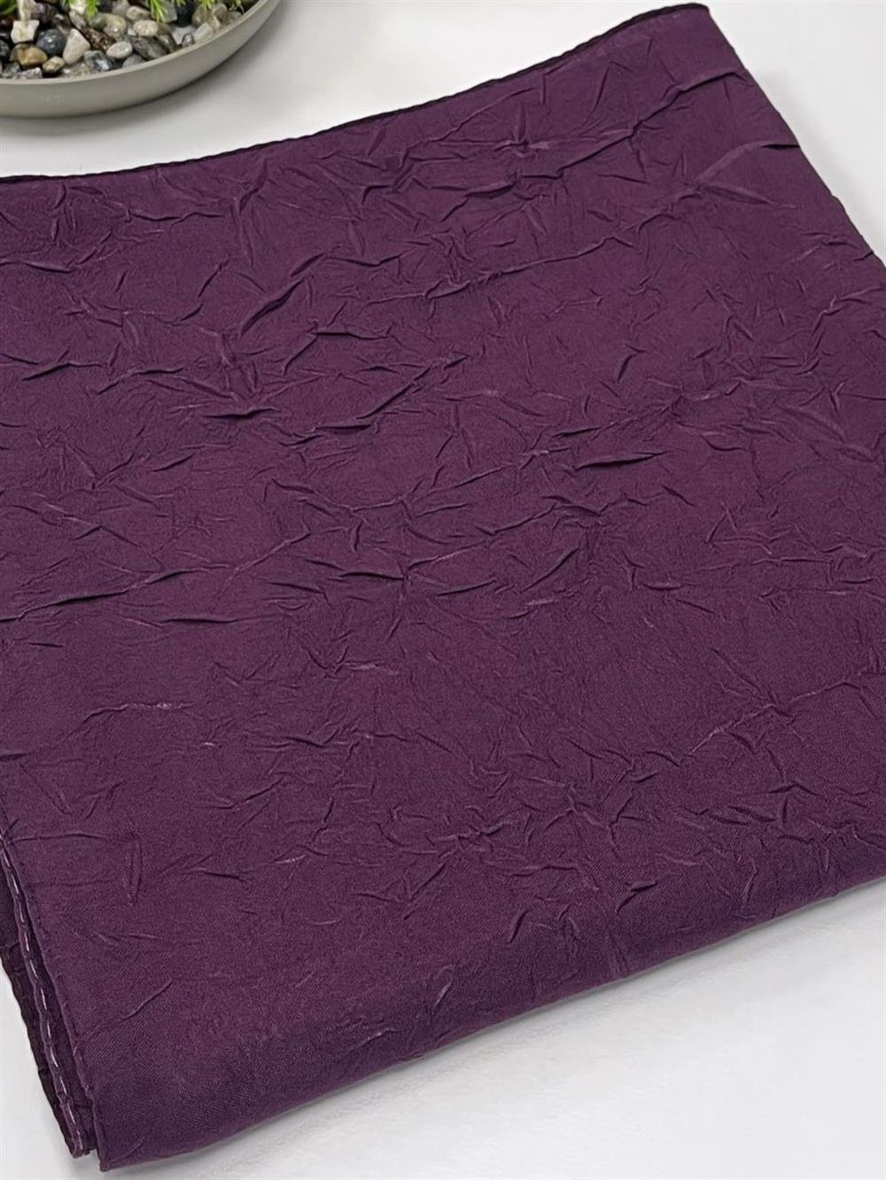 Bambu Kraş Eşarp - SEBKE92 - Mor