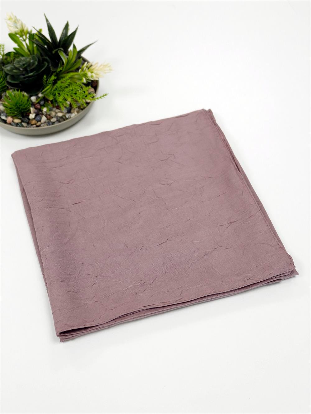 Bambu Kraş Eşarp - SEBKE96 - Gül Kurusu