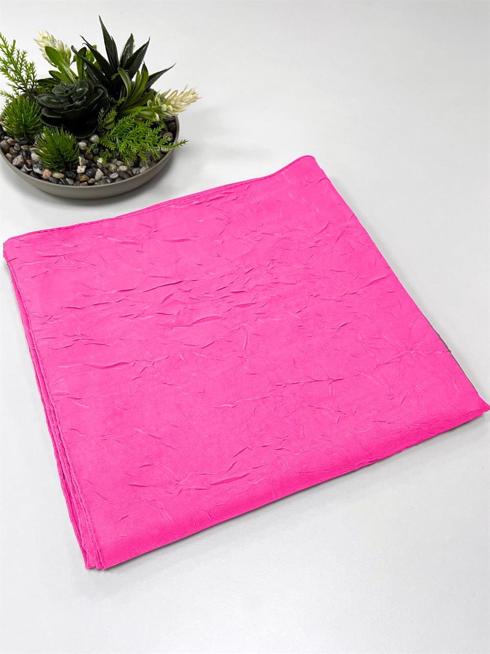 Bambu Kraş Eşarp - SEBKE97 - Fuşya 