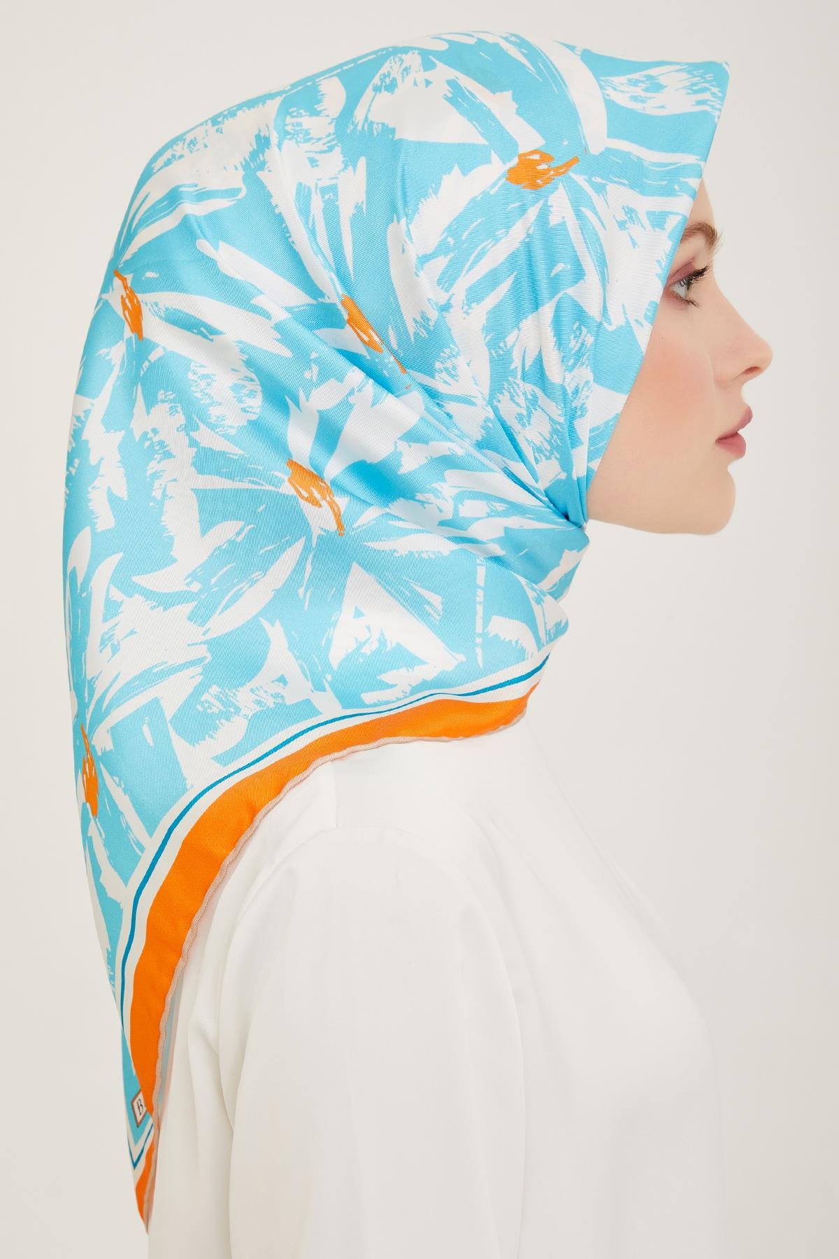 Belli İpek Eşarp 2024 İlkbahar-Yaz - 4014D-36 - Tivil