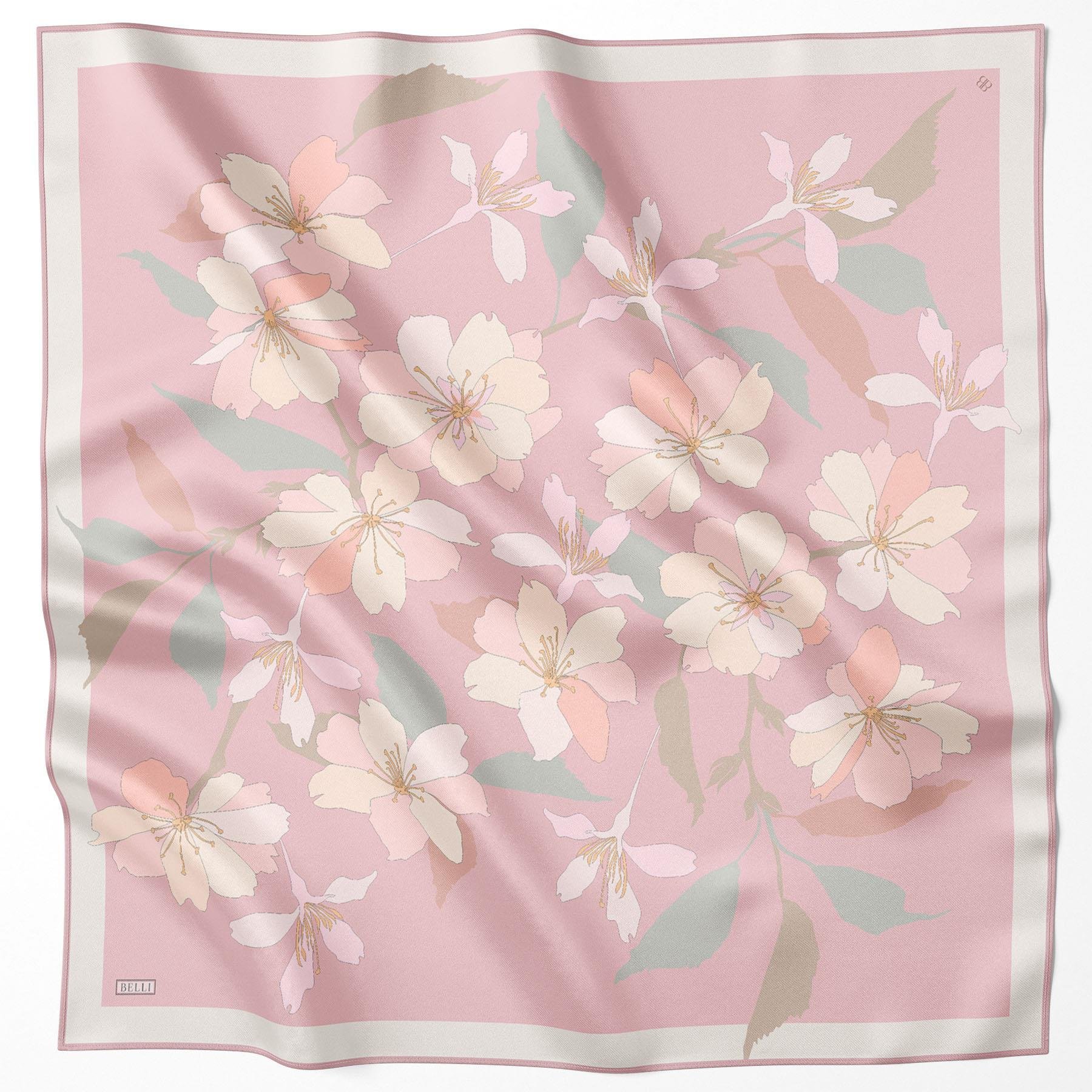 Belli İpek Eşarp 2025 İlkbahar-Yaz - 4100D-03 - Tivil