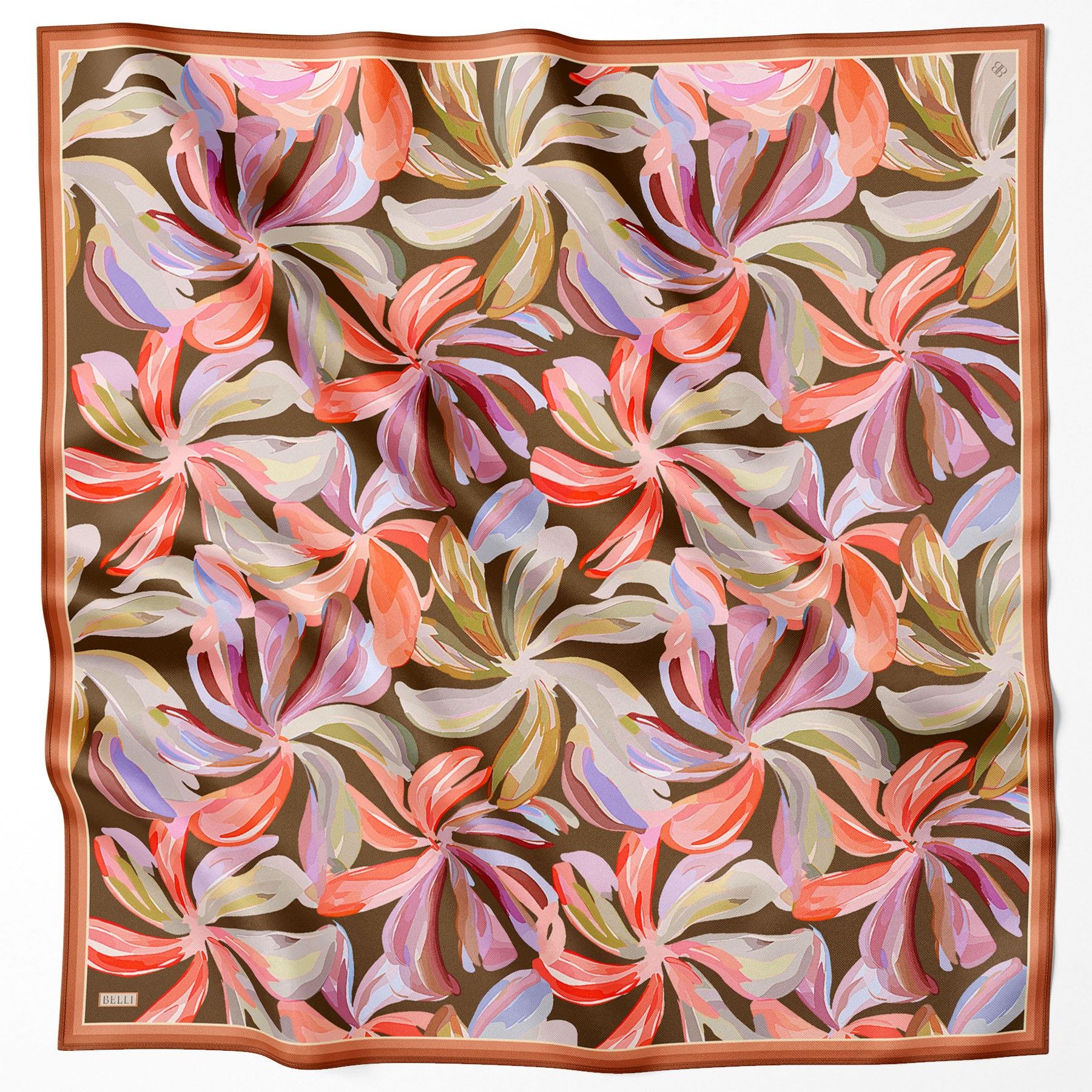 Belli İpek Eşarp 2025 İlkbahar-Yaz - 4107D-35 - Tivil