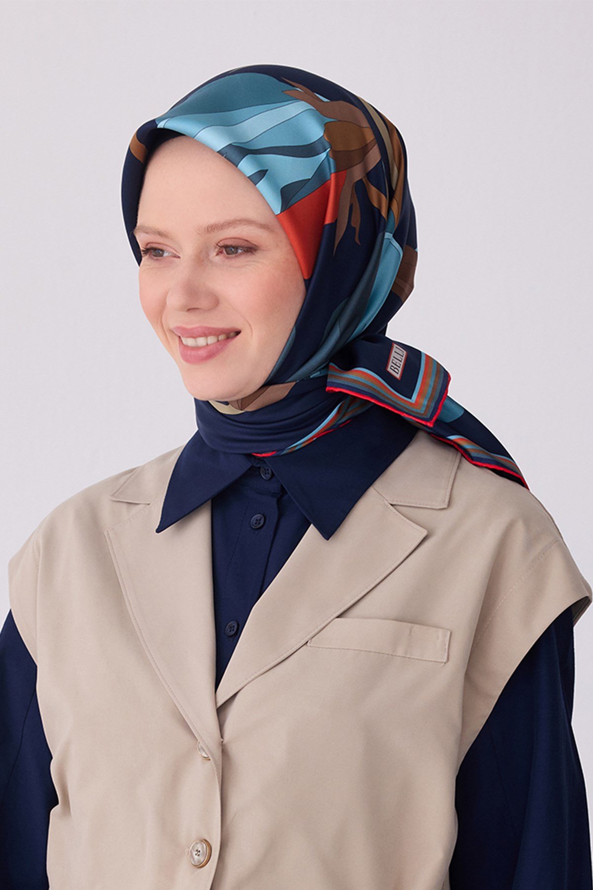 Belli İpek Eşarp - 4303D-51 - Tivil