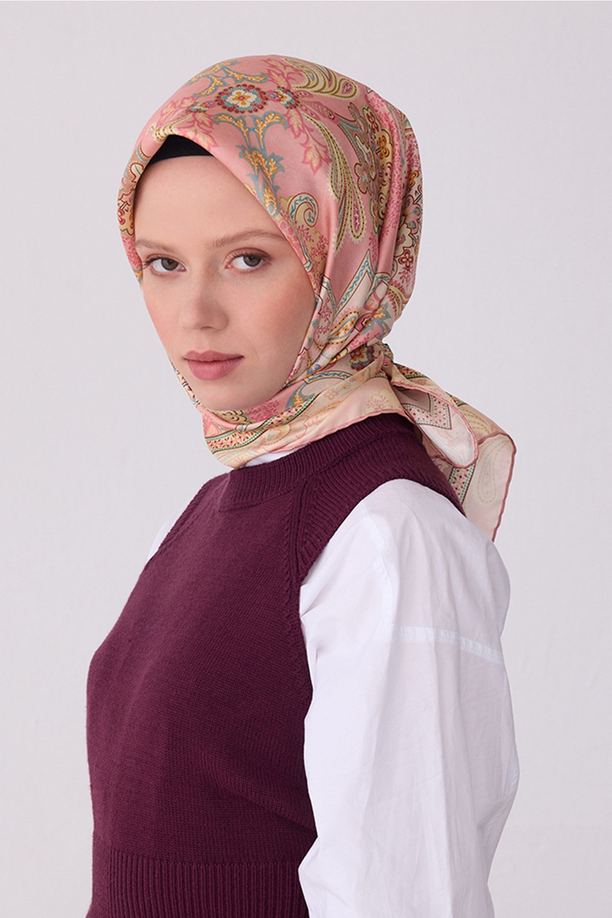 Belli İpek Eşarp - 4304D-05 - Tivil