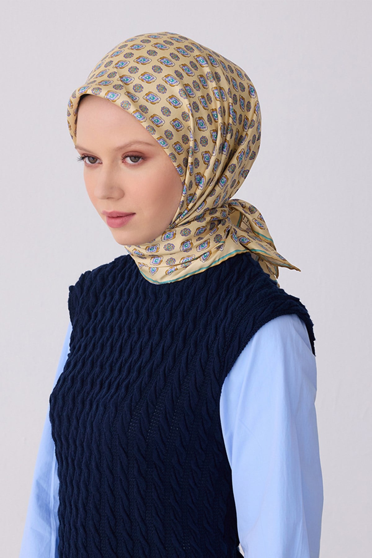 Belli İpek Eşarp - 4308D-05 - Tivil