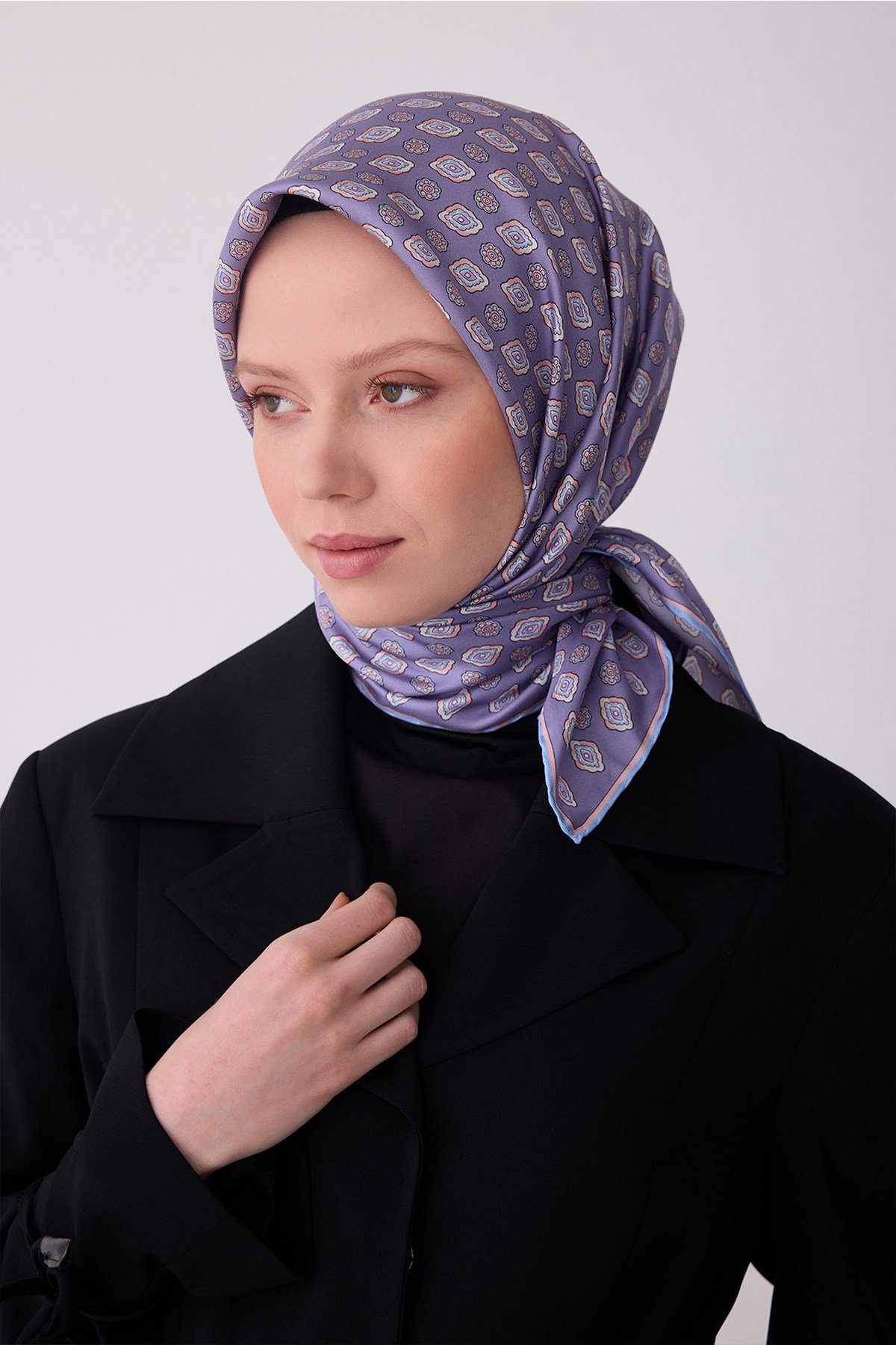 Belli İpek Eşarp - 4308D-35 - Tivil