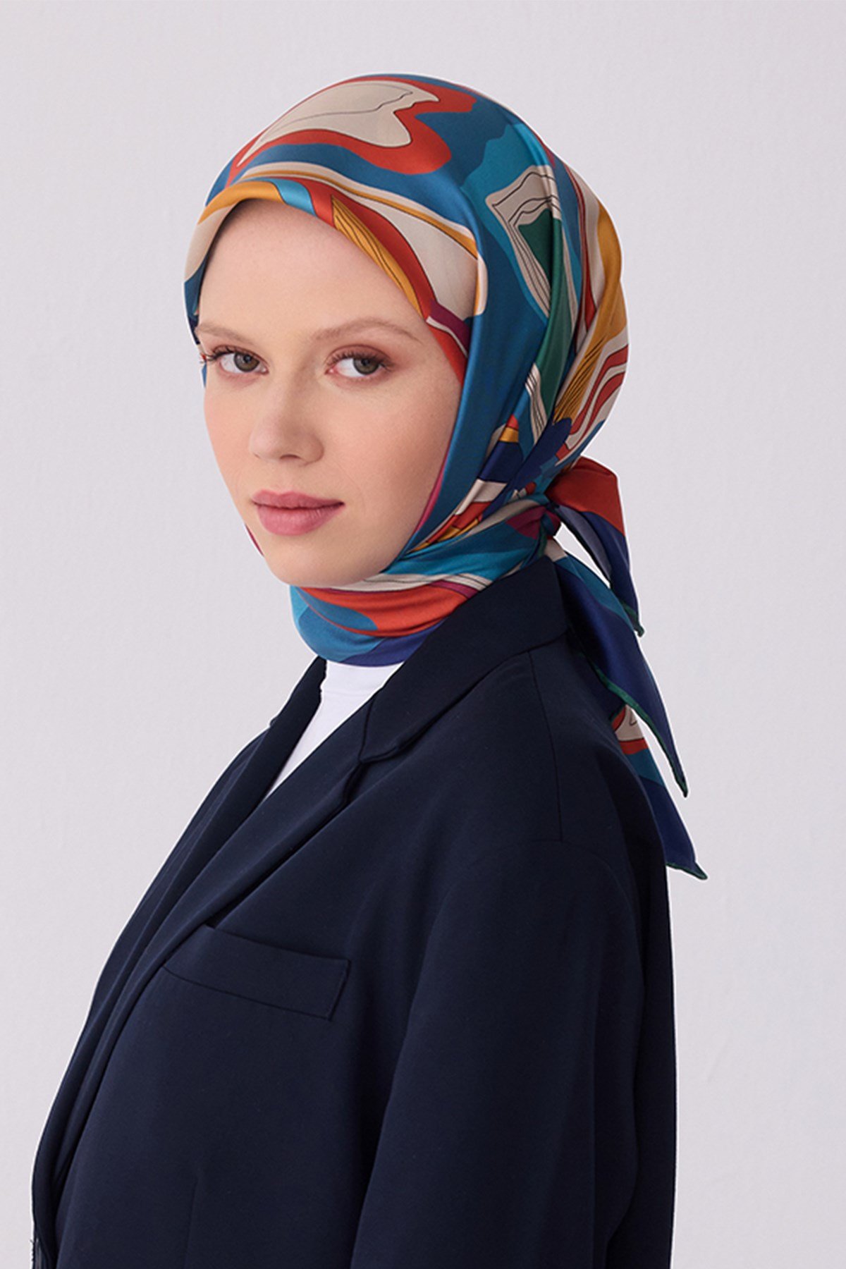 Belli İpek Eşarp - 4318D-80 - Tivil