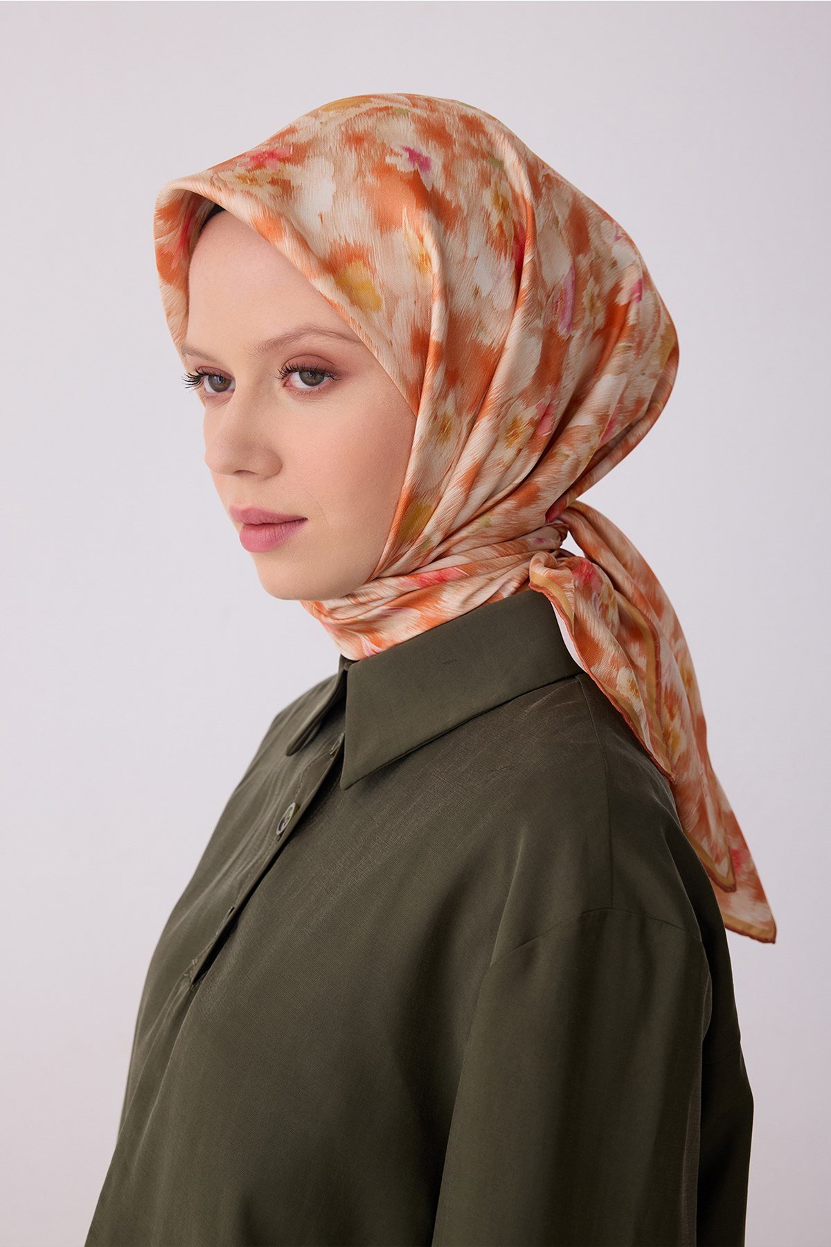 Belli İpek Eşarp - 4319D-02 - Tivil
