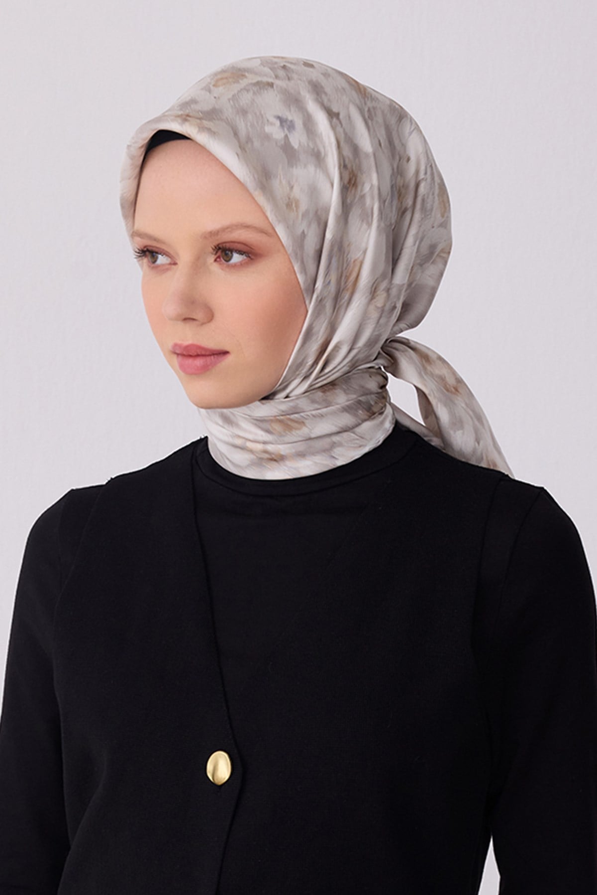 Belli İpek Eşarp - 4319D-83 - Tivil