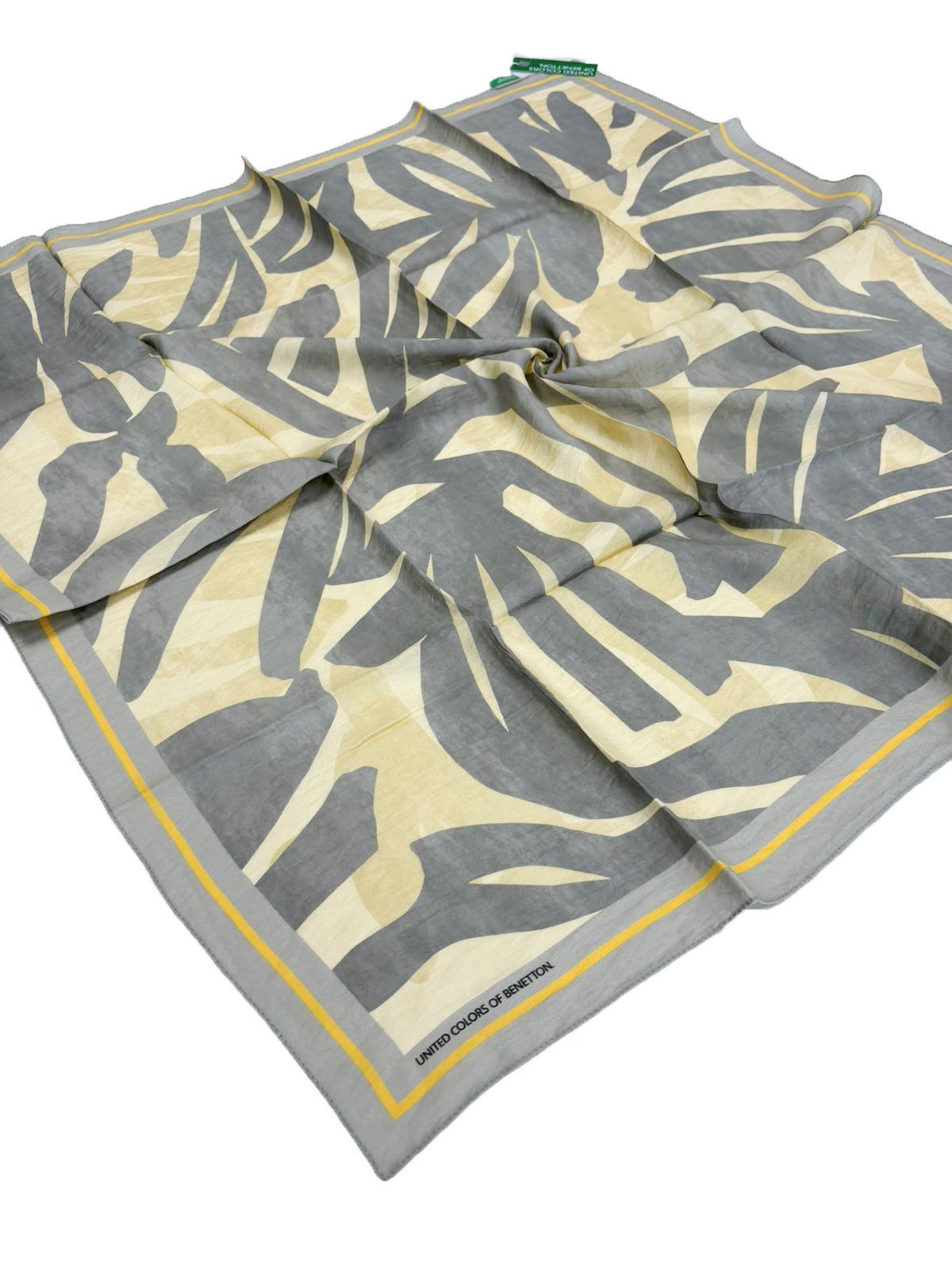 Benetton Viskon Eşarp - Siena - 1039-009 - Gri