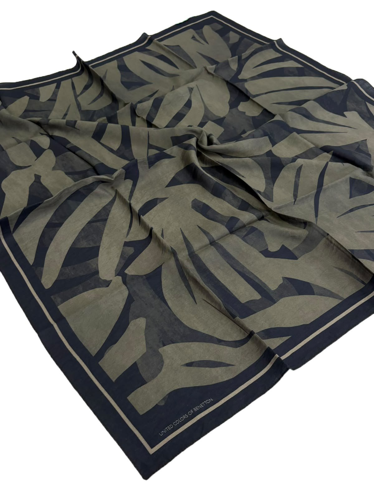 Benetton Viskon Eşarp - Siena - 1039-018 - Haki