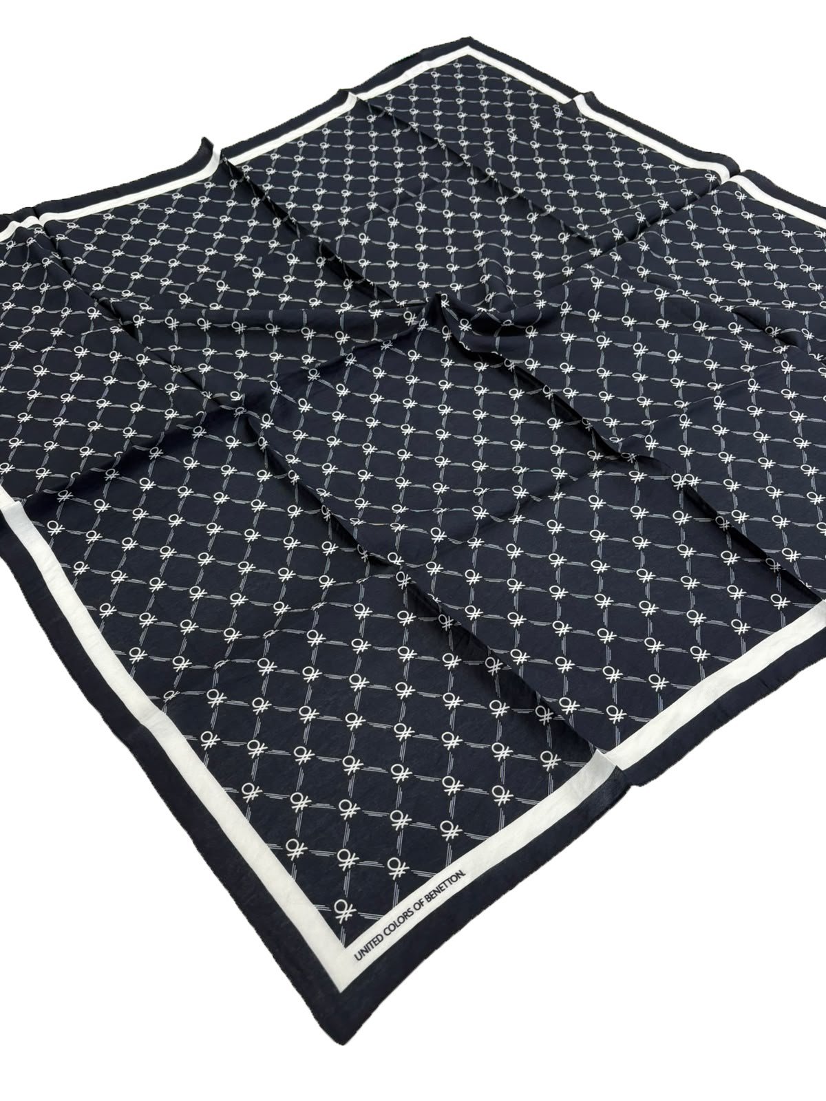 Benetton Viskon Eşarp - Siena - 1040-002 - Siyah