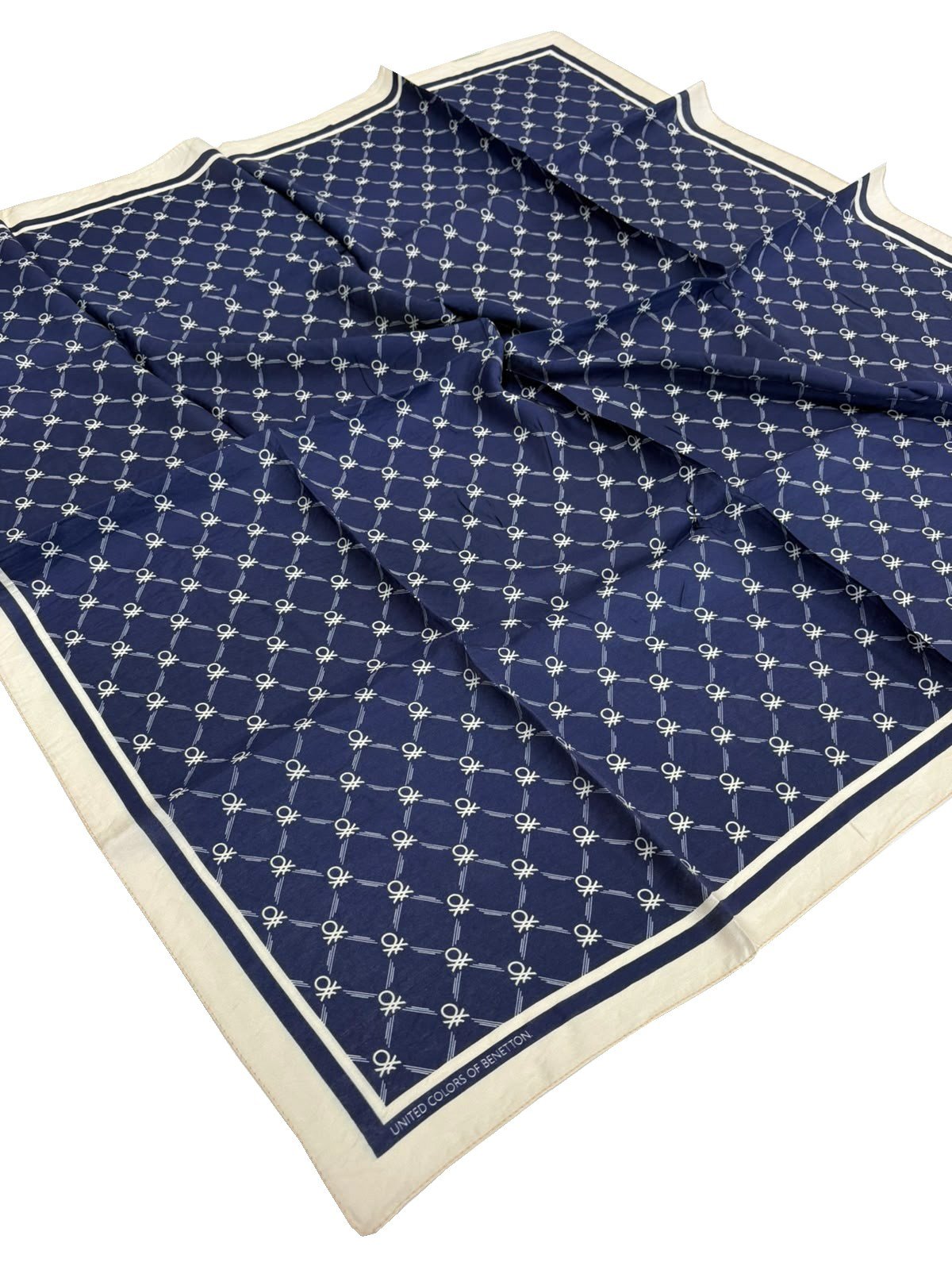 Benetton Viskon Eşarp - Siena - 1040-003 - Lacivert