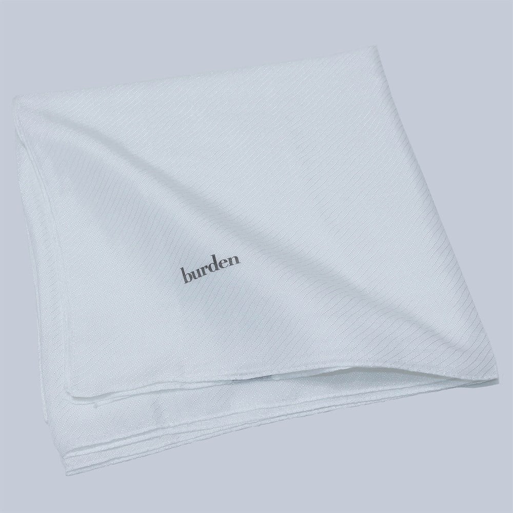 Burden Perla Simli Büyük Boy Eşarp - 110 cm - V7 - İnci Krem