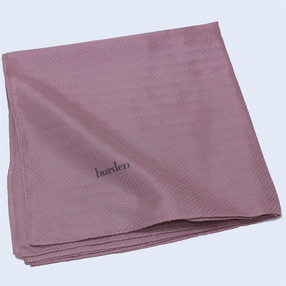 Burden Perla Simli Büyük Boy Eşarp - 110 cm - V19 - Koyu Gül