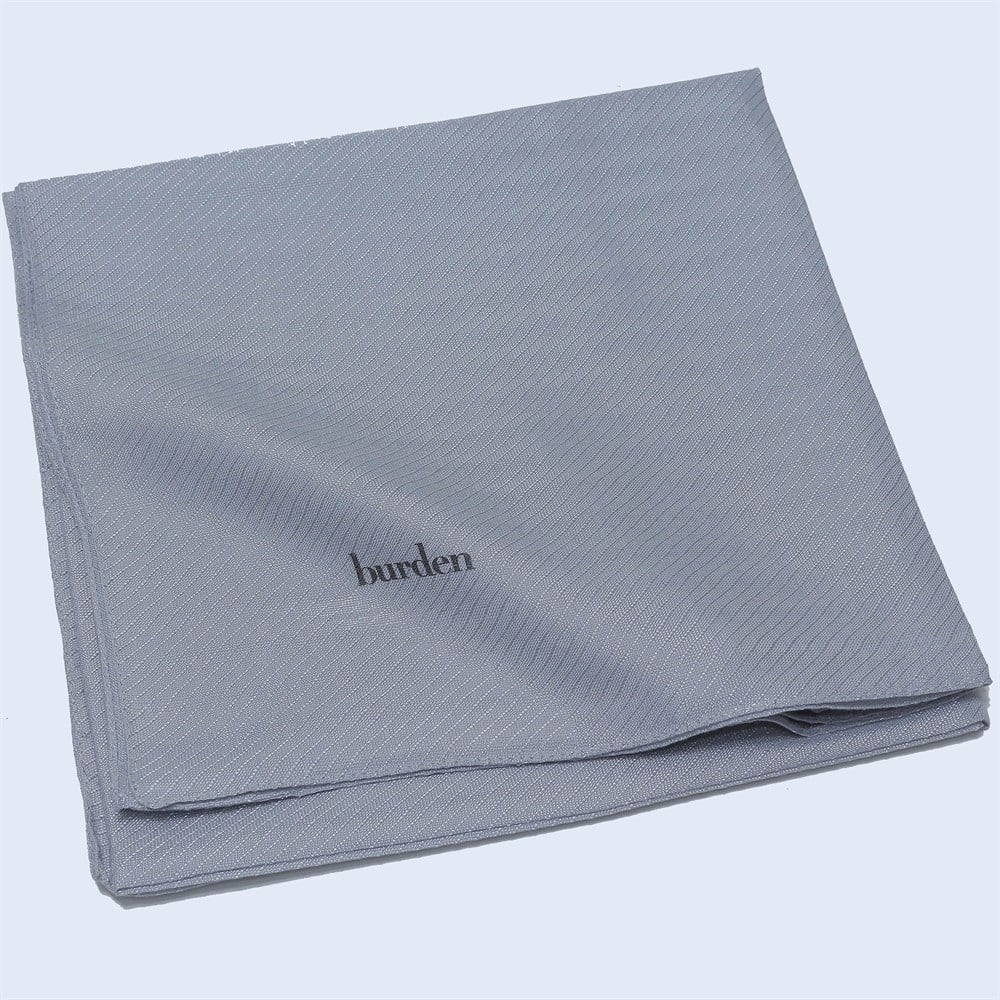 Burden Perla Simli Büyük Boy Eşarp - 110 cm - V15 - Gri