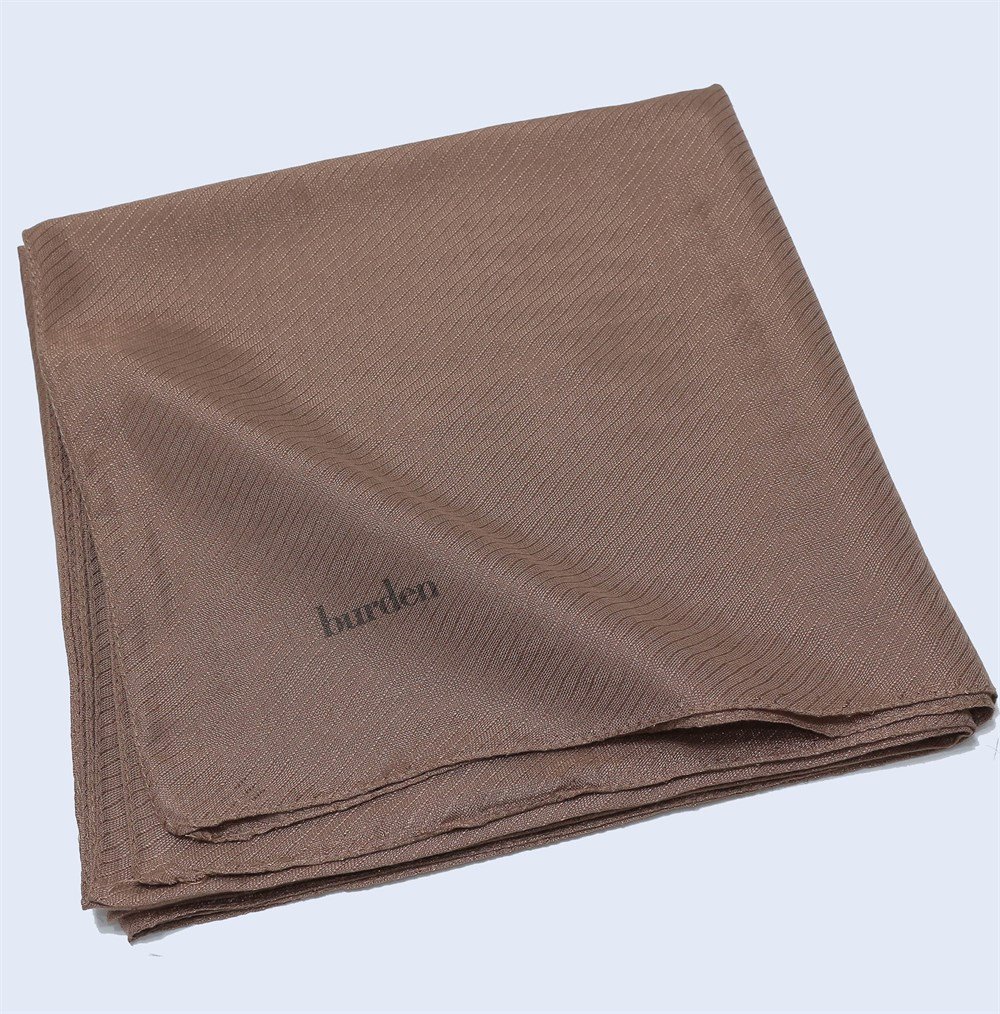 Burden Perla Simli Büyük Boy Eşarp - 110 cm - V17 - Kahve