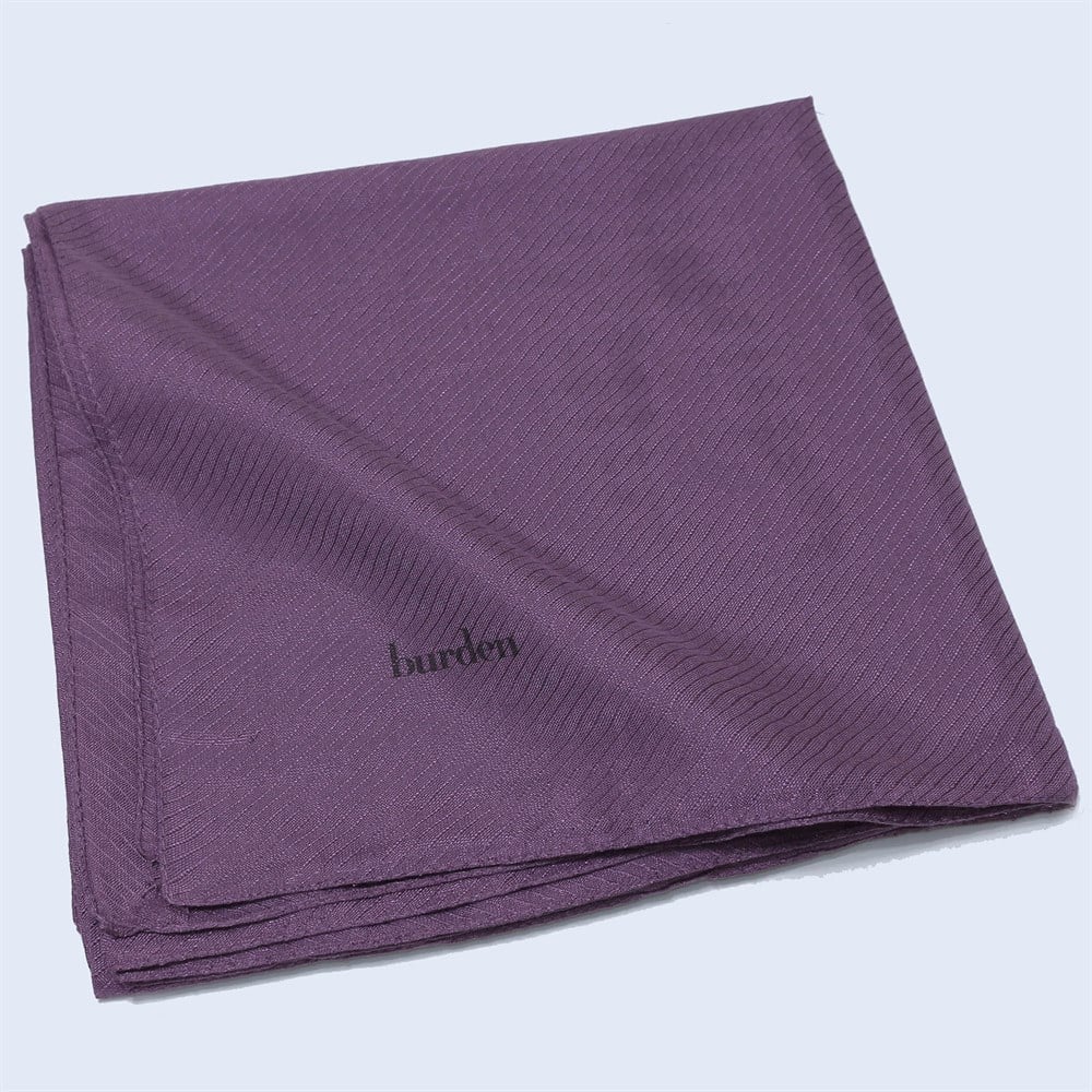 Burden Perla Simli Büyük Boy Eşarp - 110 cm - V18 - Mürdüm