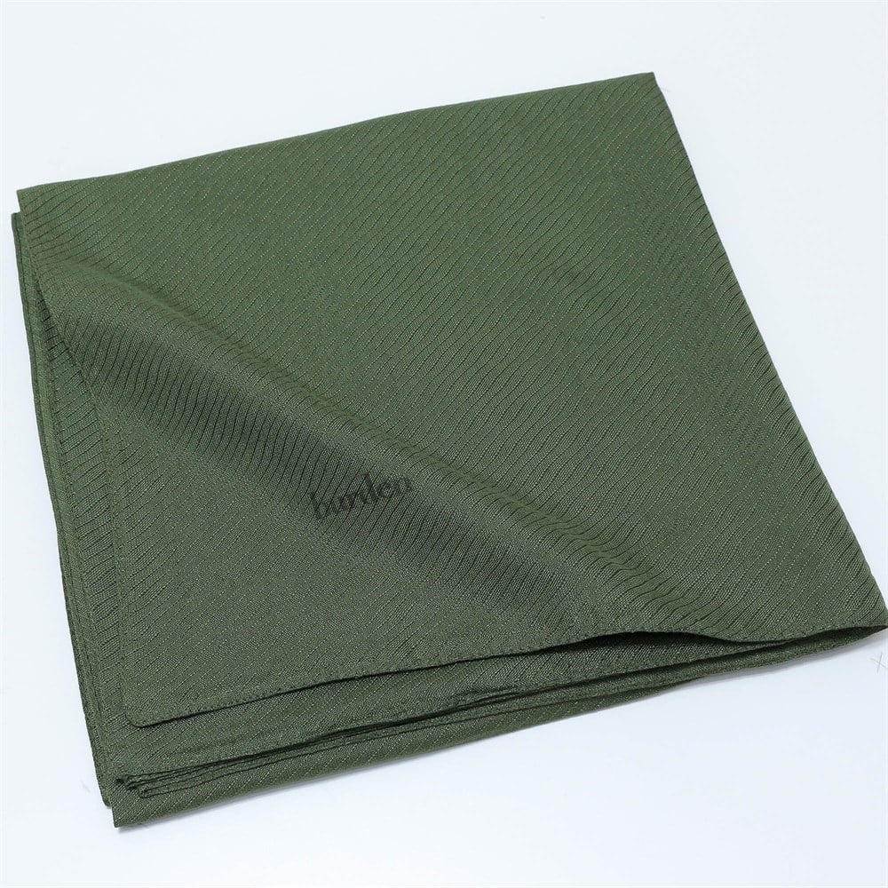 Burden Perla Simli Büyük Boy Eşarp - 110 cm - V4 - Haki