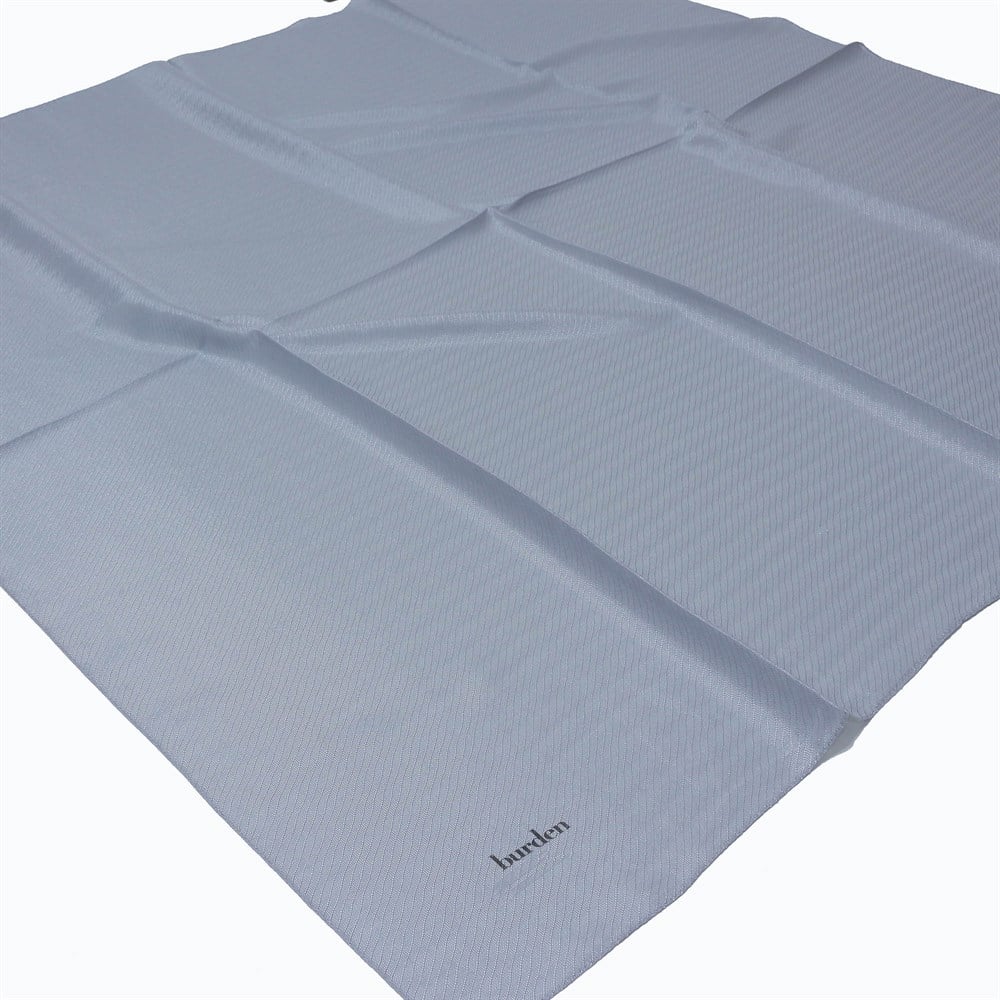 Burden Perla Simli Büyük Boy Eşarp - 110 cm - V15 - Gri