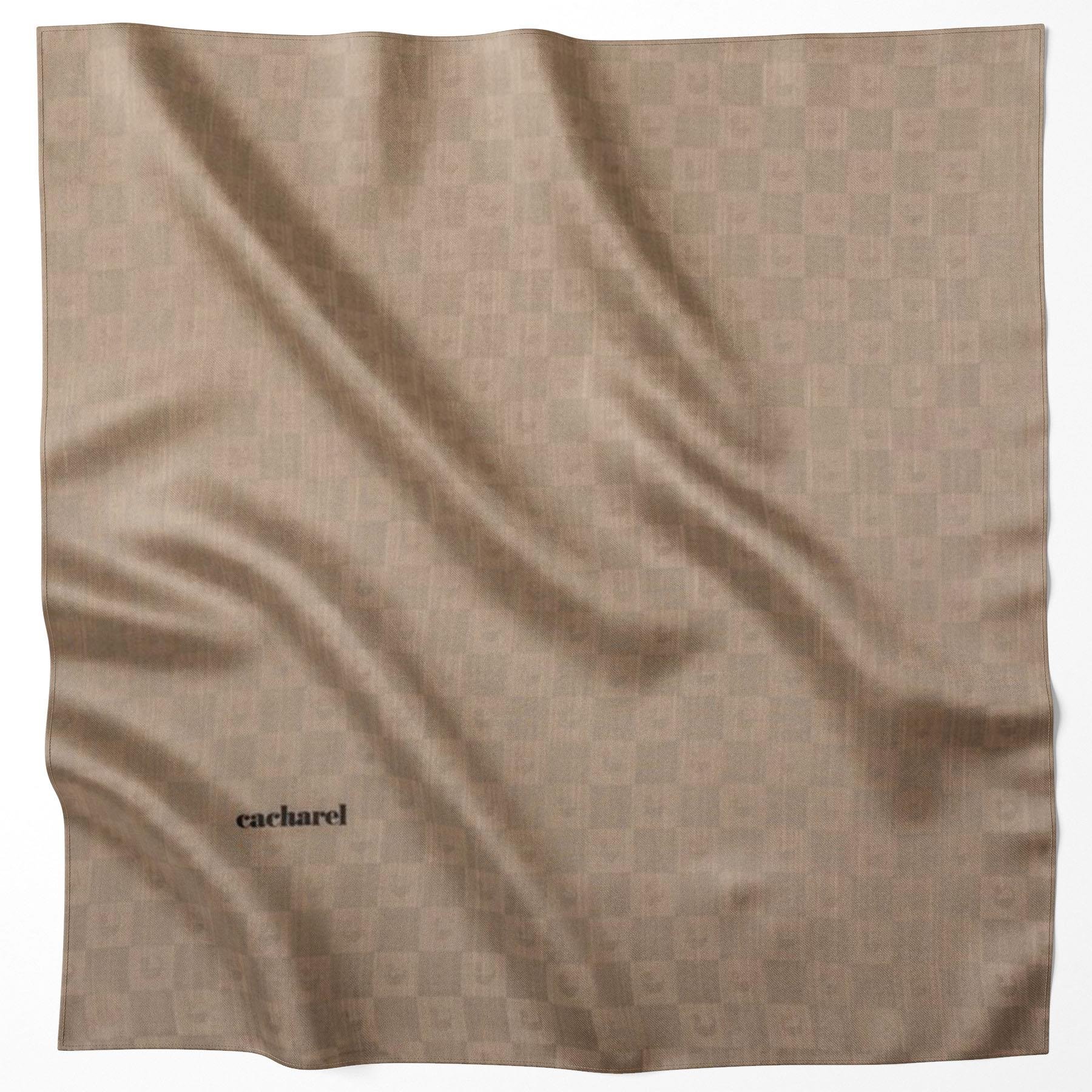 Cacharel İpek Koton Jakar Eşarp - 8932982-933
