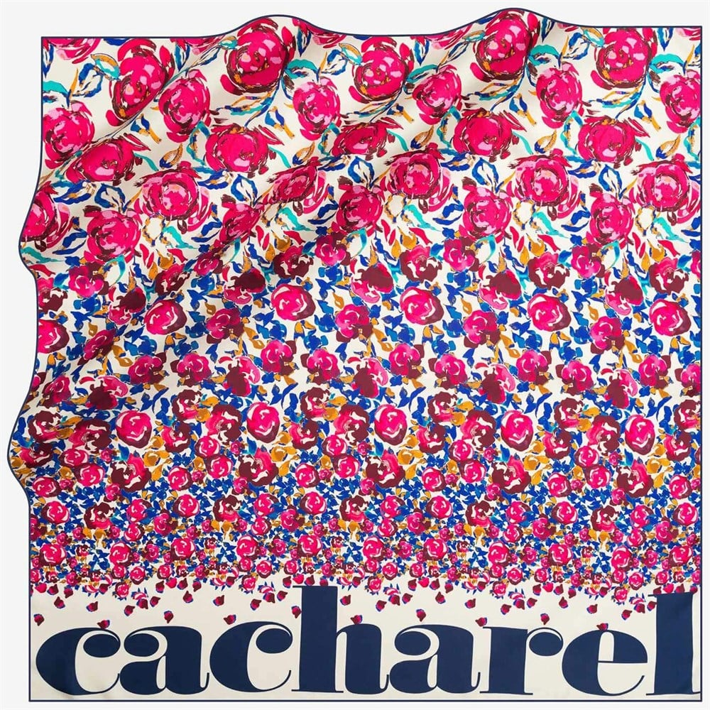 Cacharel Twill İpek Eşarp - 2019 İlkbahar-Yaz  - 7838313-922 - Tivil