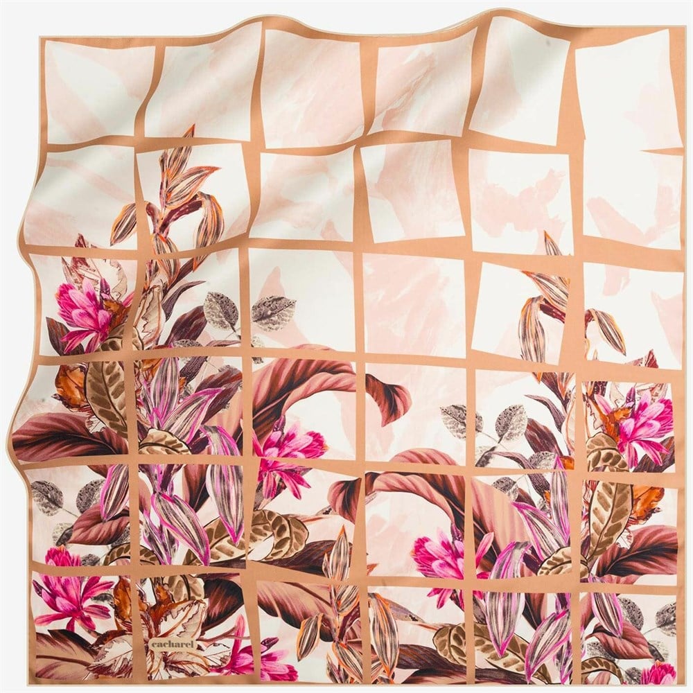 Cacharel Twill İpek Eşarp - 2019 İlkbahar-Yaz  - 7721313-931 - Tivil