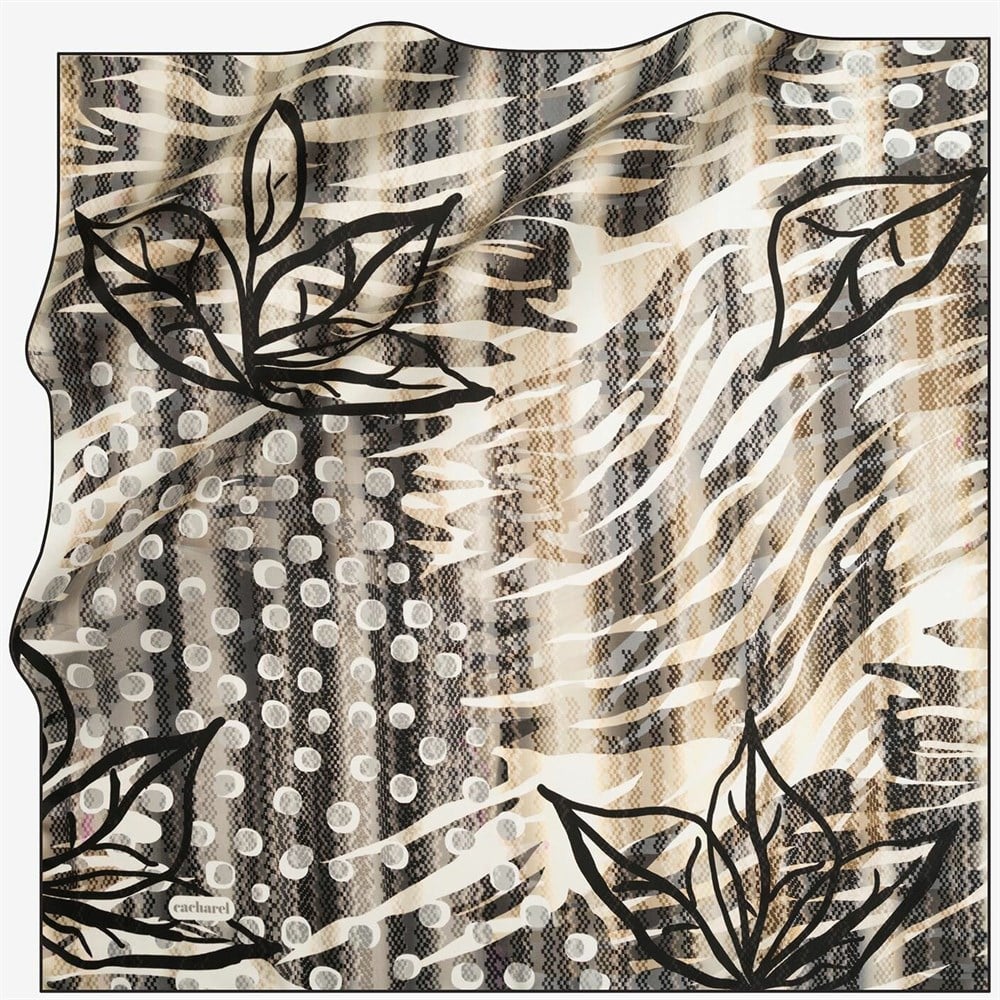 Cacharel Twill İpek Eşarp - 2019 İlkbahar-Yaz  - 7741313-912 - Tivil