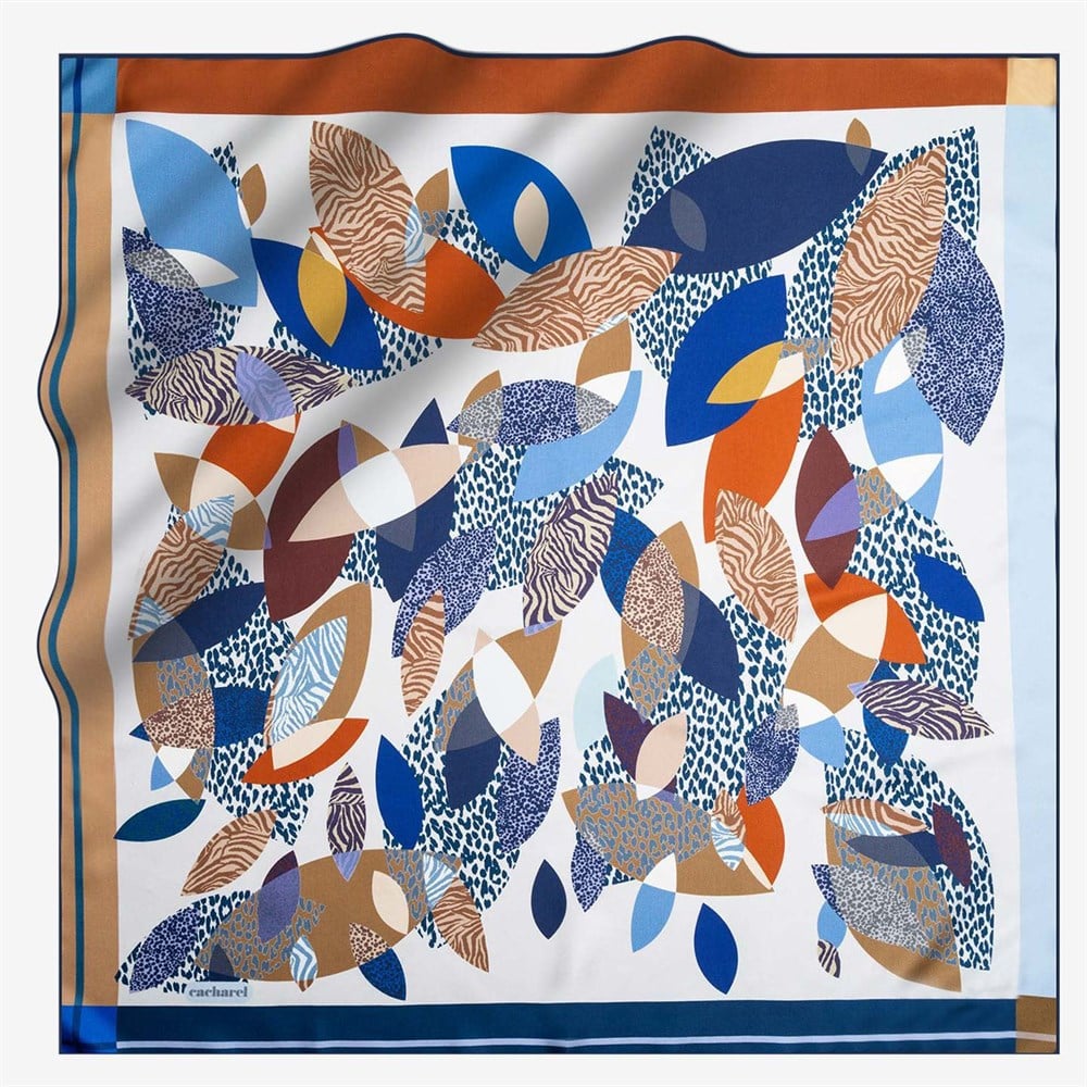 Cacharel Twill İpek Eşarp - 2019/2020 Sonbahar-Kış - 7980313-922 - Tivil