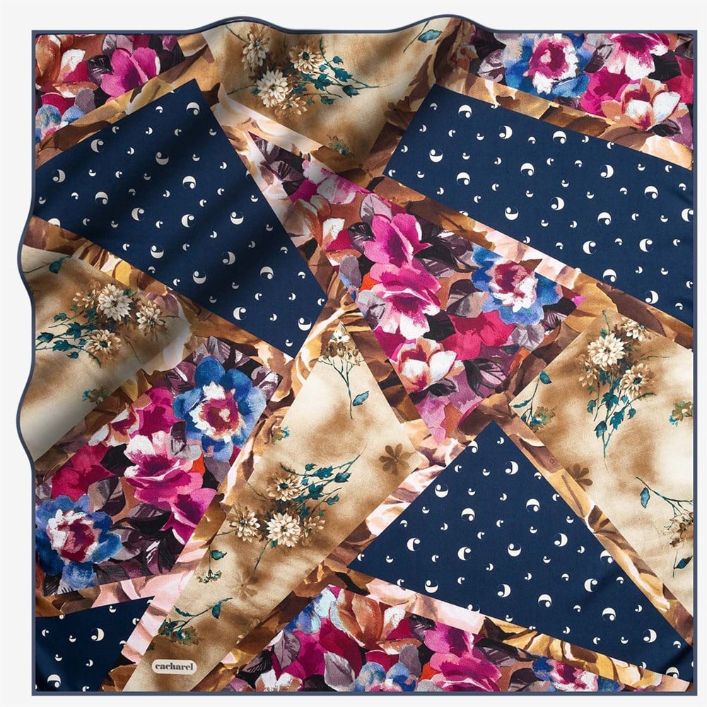 Cacharel Twill İpek Eşarp - 2019/2020 Sonbahar-Kış - 7887313-923