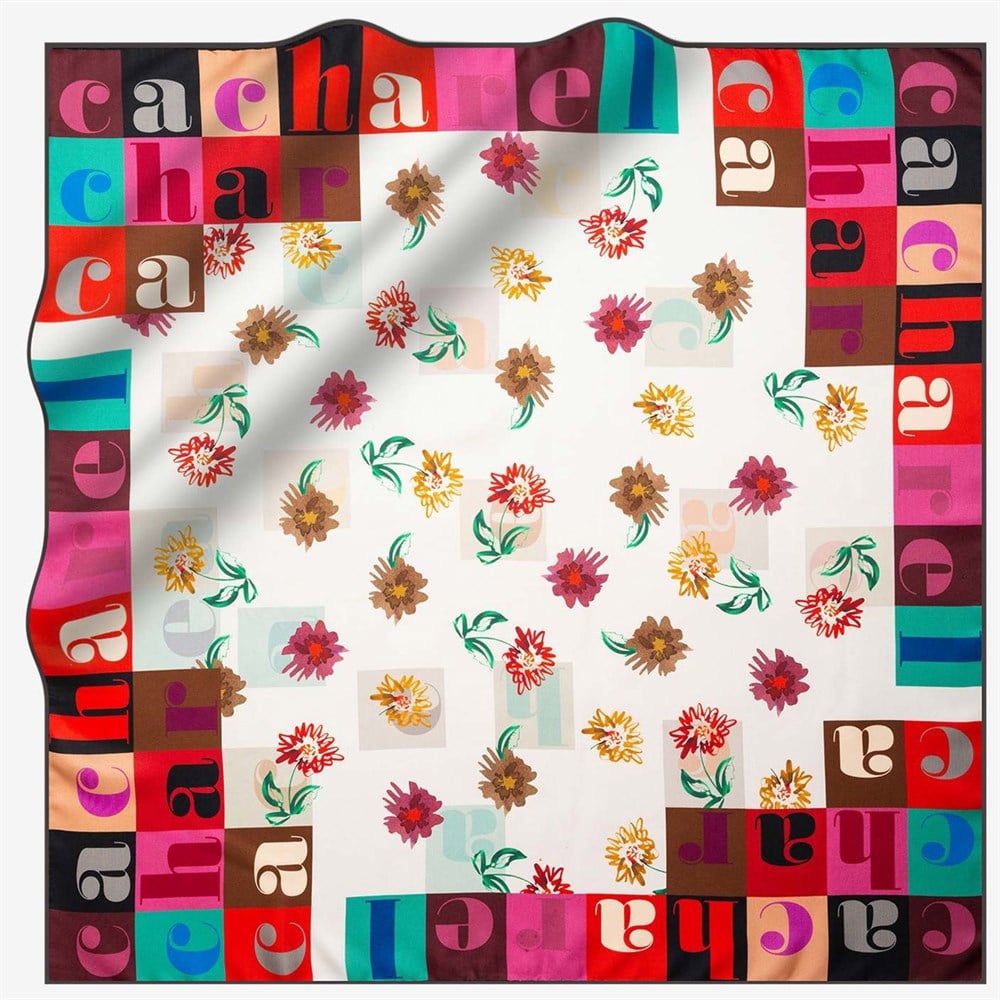 Cacharel Twill İpek Eşarp - 2019/2020 Sonbahar-Kış - 7914313-913