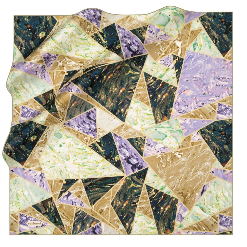 Cacharel Twill İpek Eşarp - 2020 İlkbahar-Yaz - 8046313-951 - Tivil