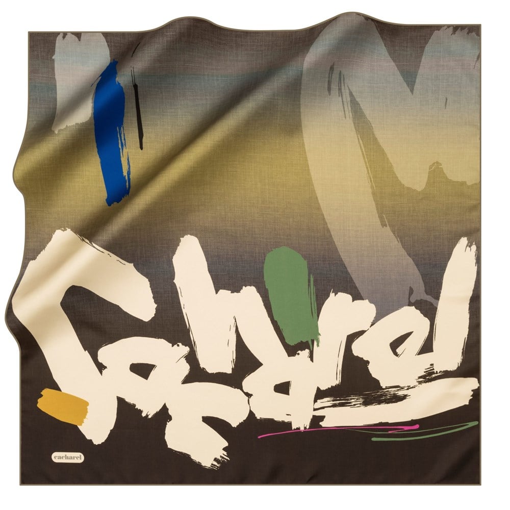Cacharel Twill İpek Eşarp - 2020 İlkbahar-Yaz - 7145313-955 - Tivil