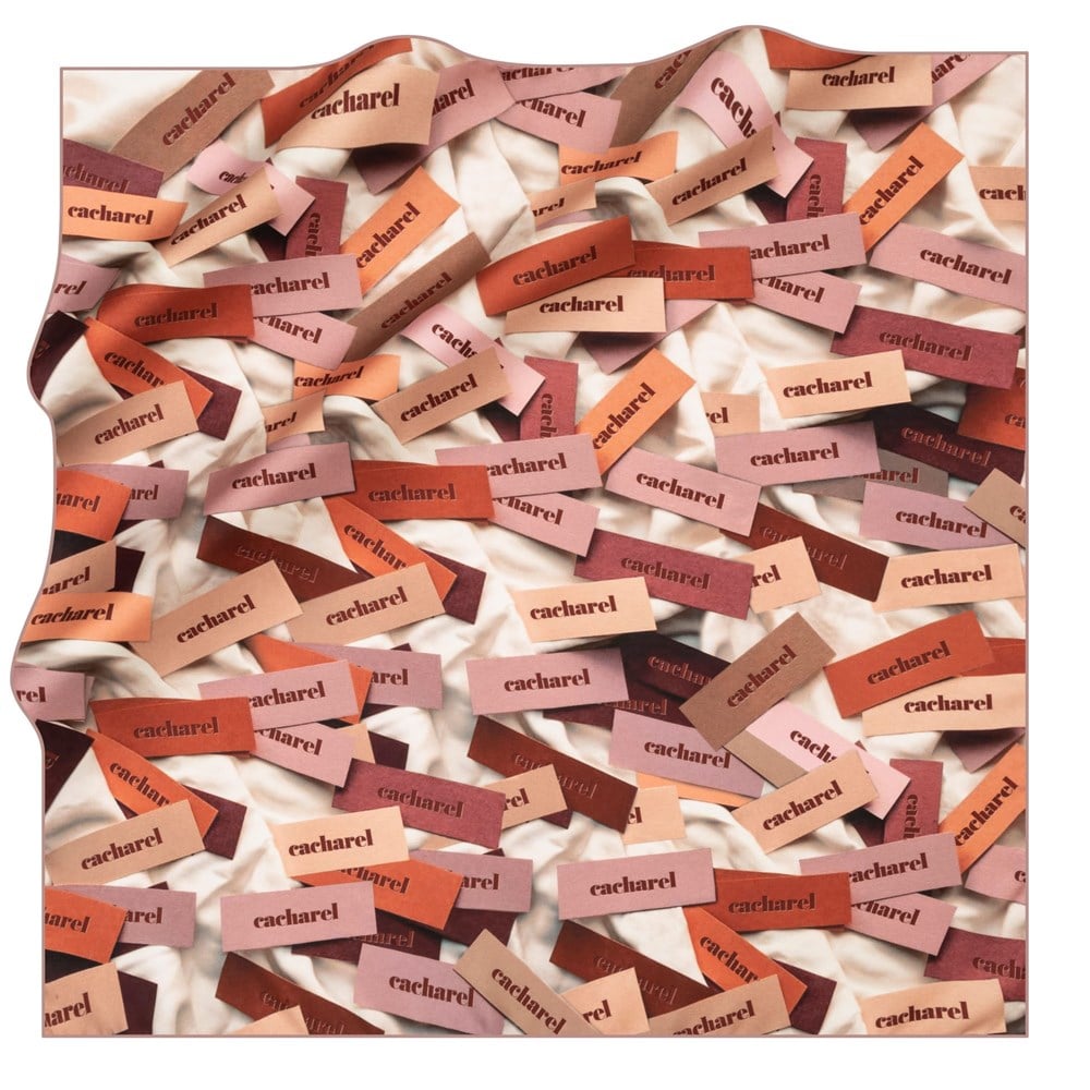 Cacharel Twill İpek Eşarp - 2020 İlkbahar-Yaz - 8080313-991 - Tivil