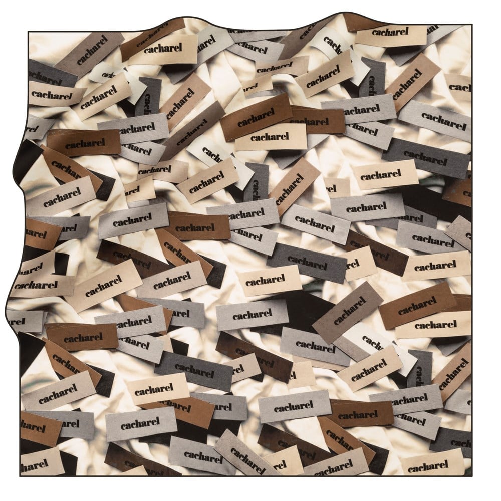 Cacharel Twill İpek Eşarp - 2020 İlkbahar-Yaz - 8080313-912 - Tivil