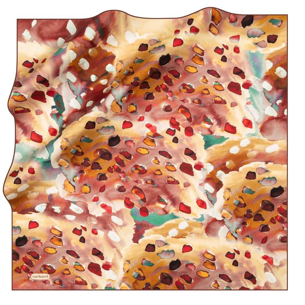 Cacharel Twill İpek Eşarp - 2020 İlkbahar-Yaz - 8039313-941 - Tivil