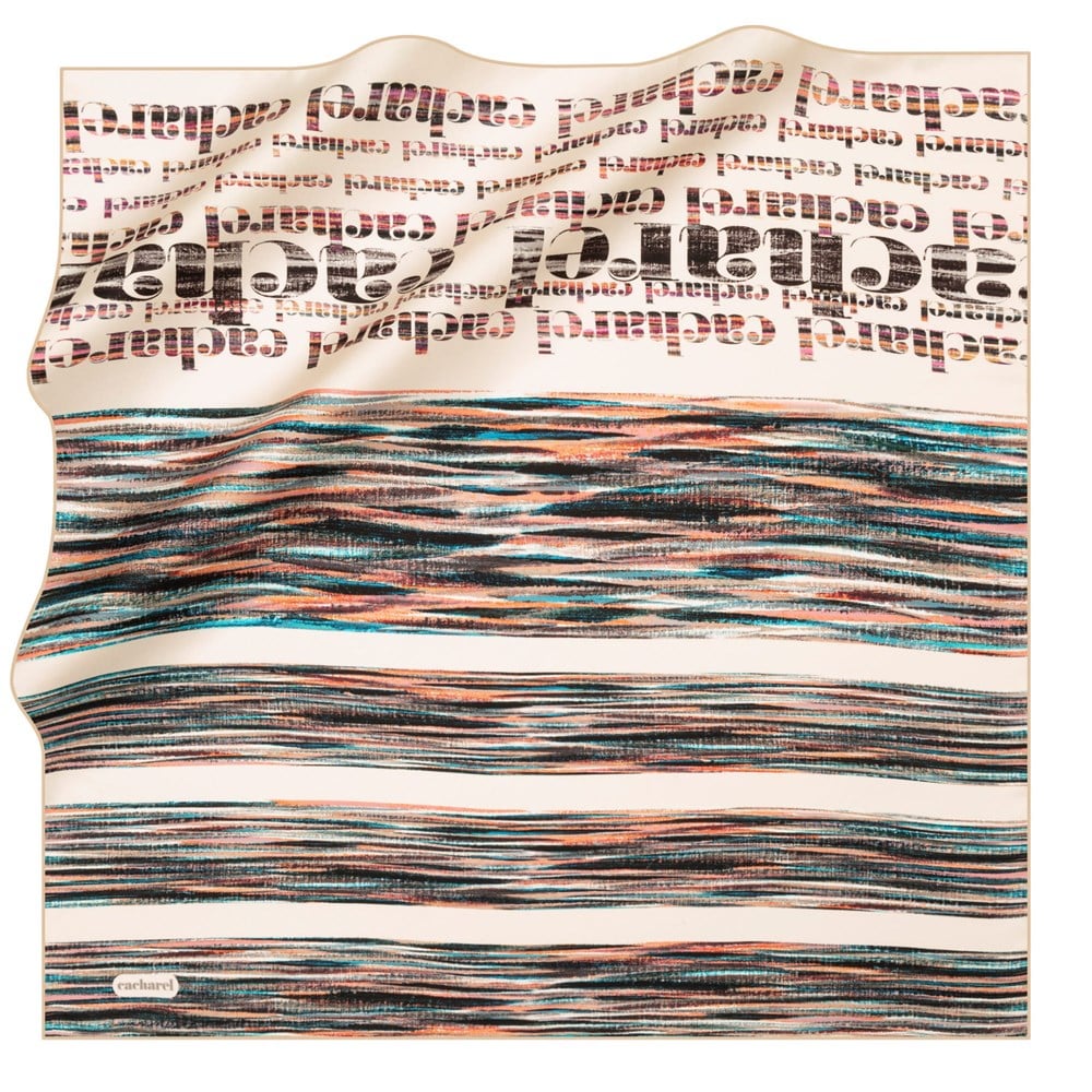 Cacharel Twill İpek Eşarp - 2020 İlkbahar-Yaz - 7718313-961 - Tivil