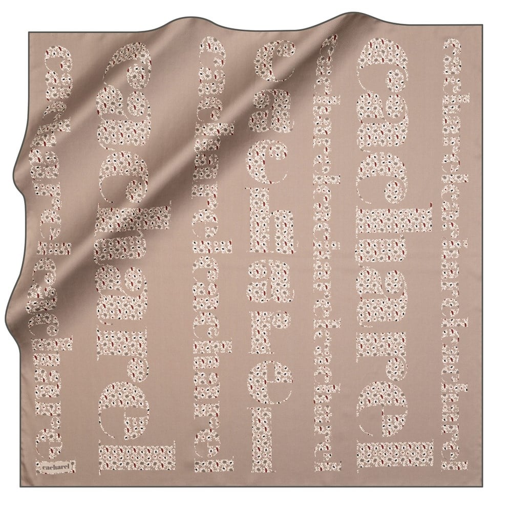 Cacharel Twill İpek Eşarp - 2020/2021 Sonbahar-Kış - 8178313-931 - Tivil