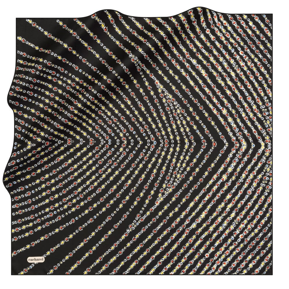Cacharel Twill İpek Eşarp - 2020/2021 Sonbahar-Kış - 8177313-911 - Tivil