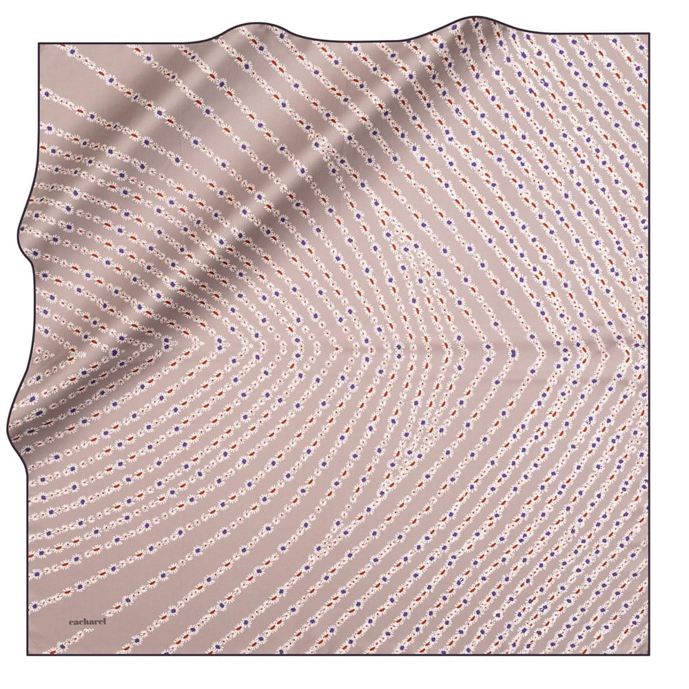 Cacharel Twill İpek Eşarp - 2020/2021 Sonbahar-Kış - 8177313-991 - Tivil