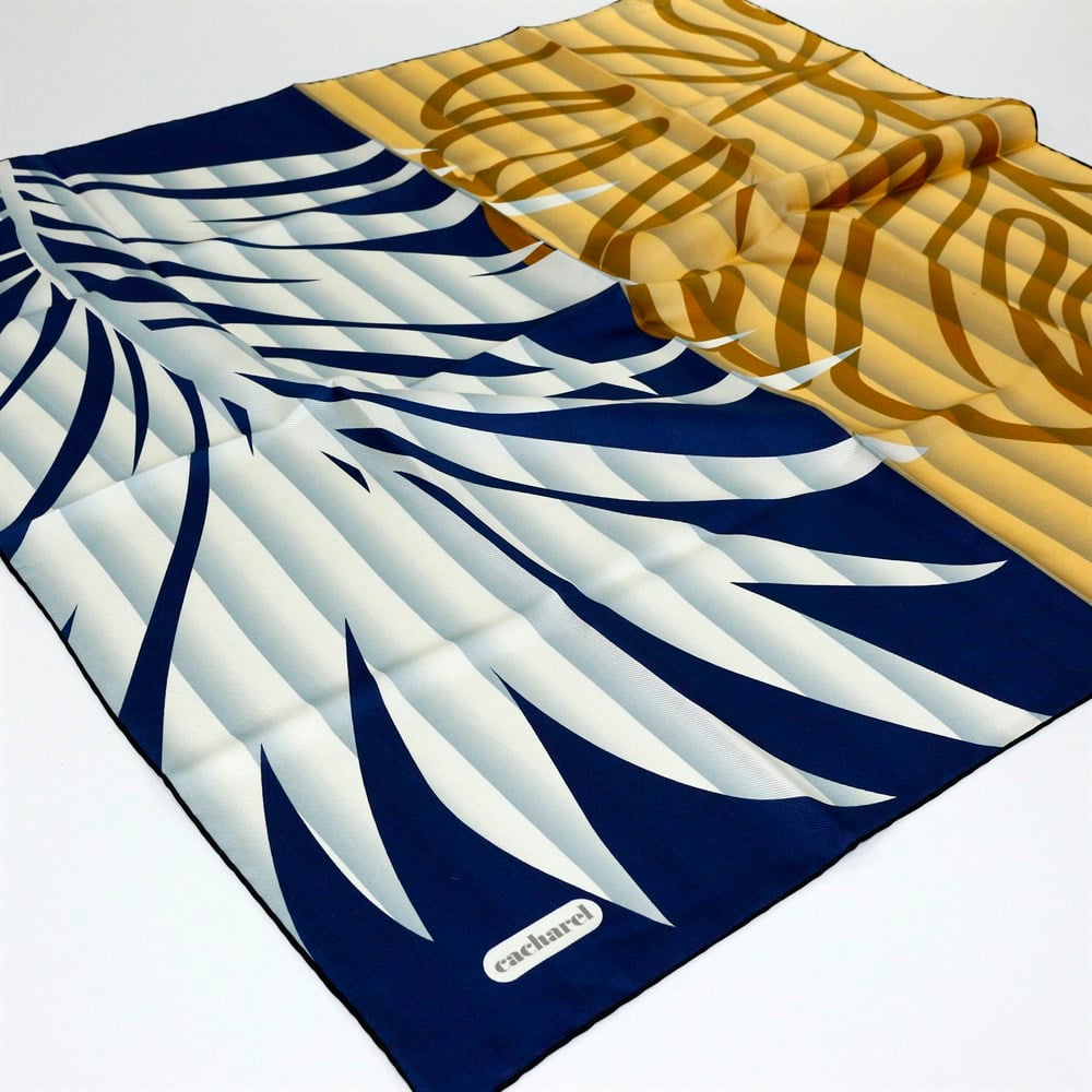 Cacharel Twill İpek Eşarp - 2021 İlkbahar-Yaz - 8230313-911 - Tivil