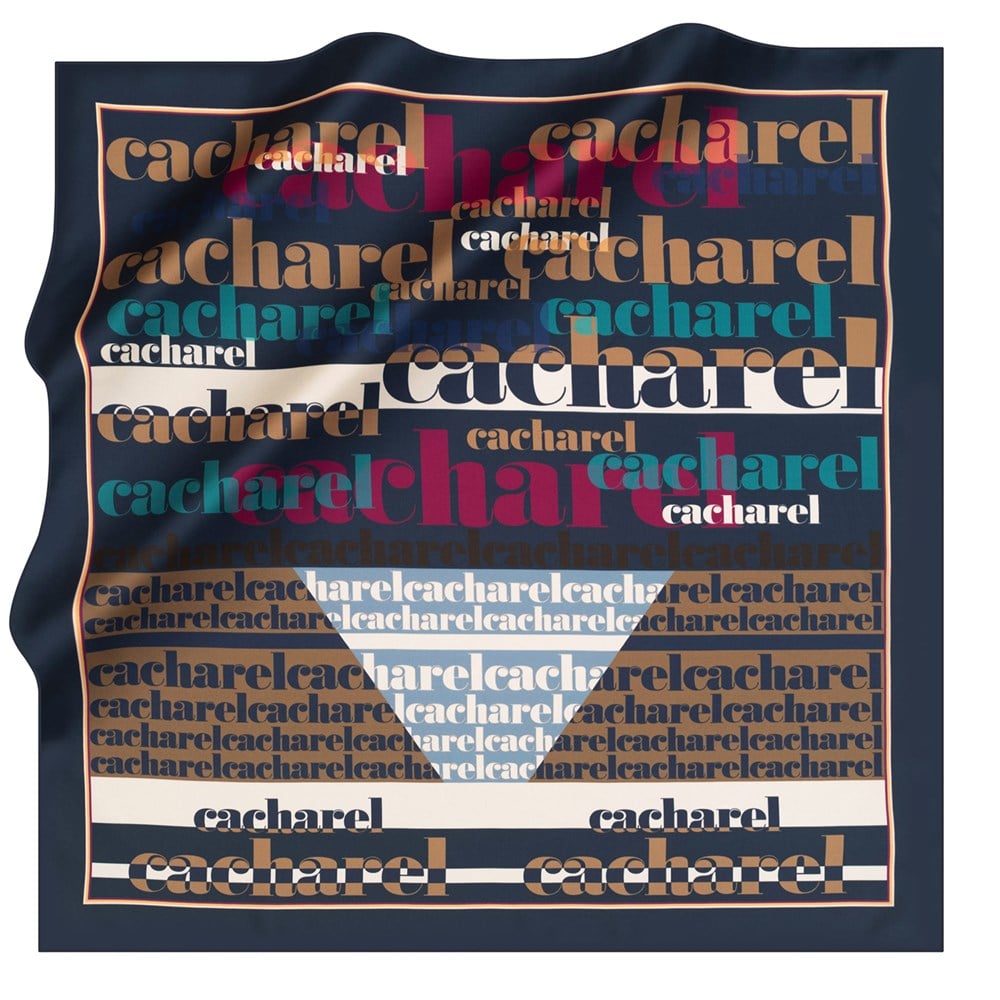 Cacharel Twill İpek Eşarp - 2021 İlkbahar-Yaz - 8225313-921 - Tivil