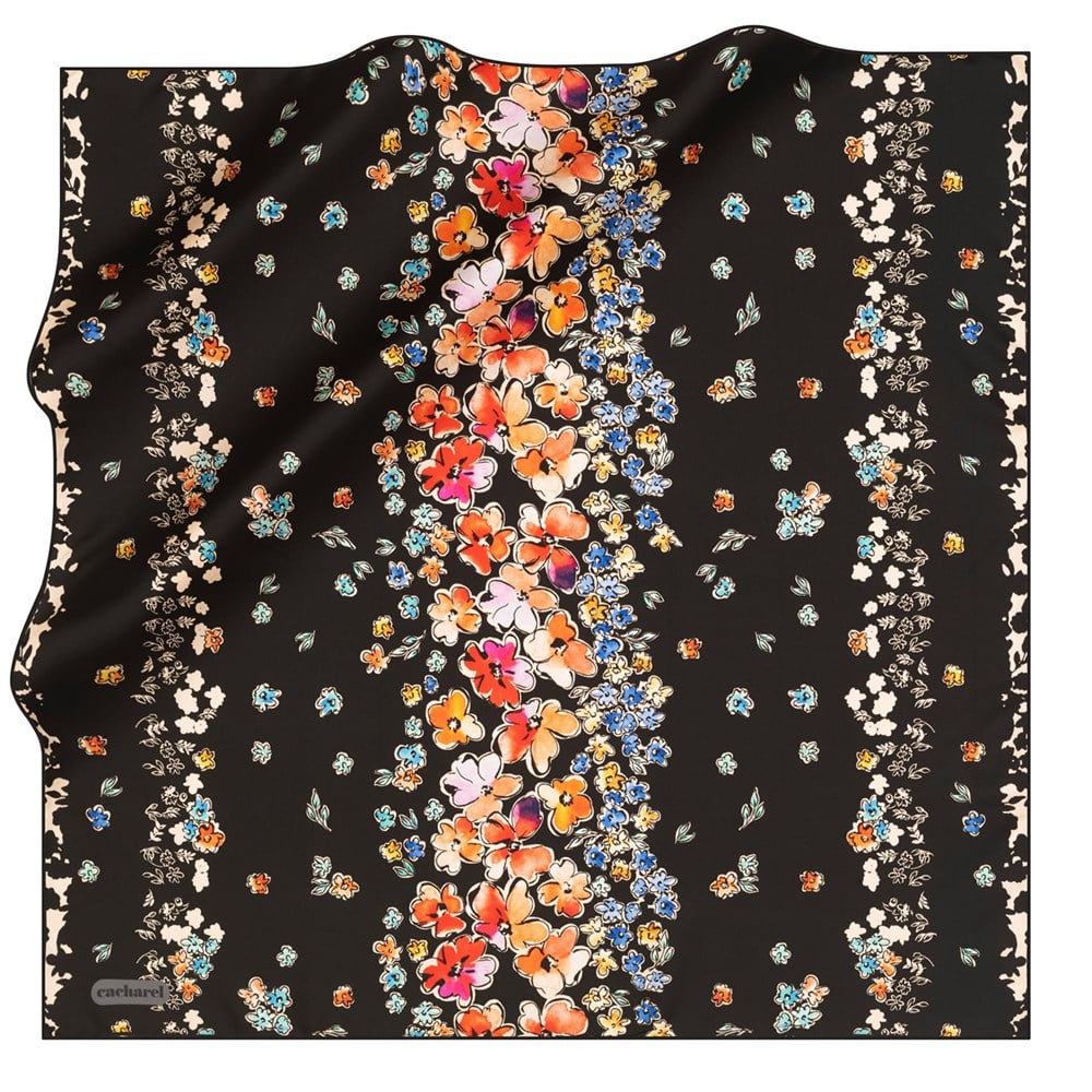 Cacharel Twill İpek Eşarp - 2021 İlkbahar-Yaz - 8302313-912 - Tivil