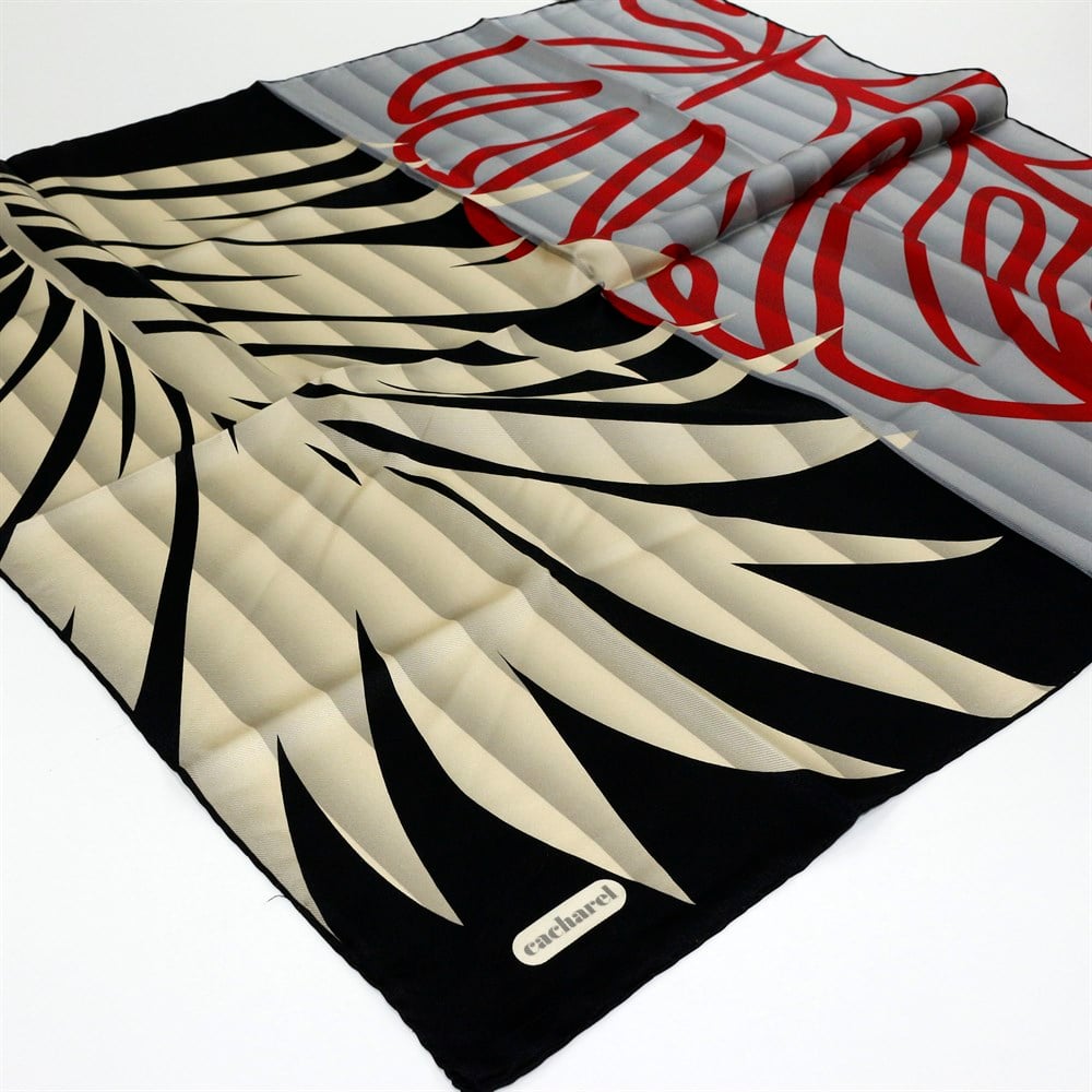 Cacharel Twill İpek Eşarp - 2021 İlkbahar-Yaz - 8230313-915 - Tivil