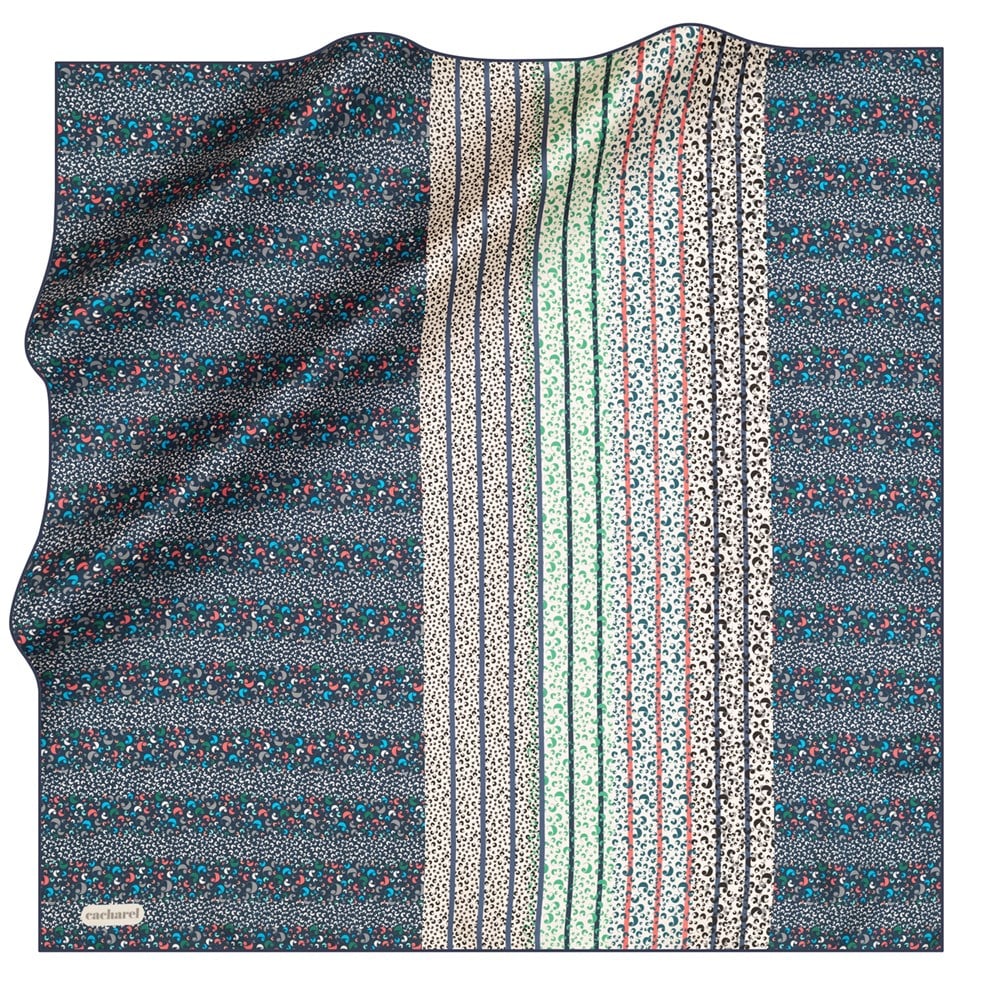 Cacharel Twill İpek Eşarp - 2021 İlkbahar-Yaz - 8304313-921 - Tivil