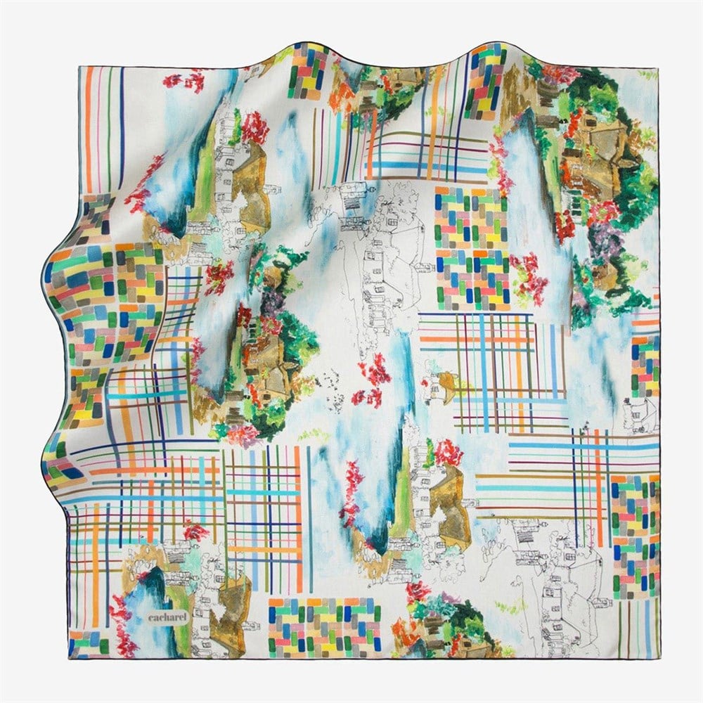 Cacharel Twill İpek Eşarp - 7518313-912
